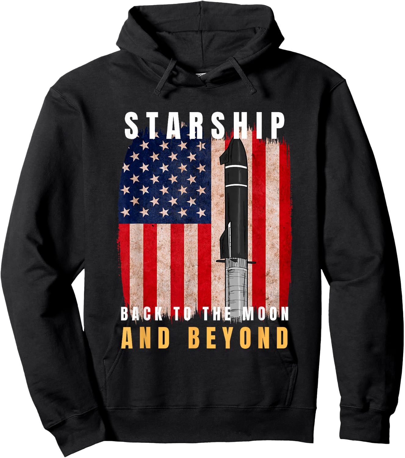 Starship Boca Chica Starbase | A Falcon 9 Starship Hoodie - Hoodie | Black
