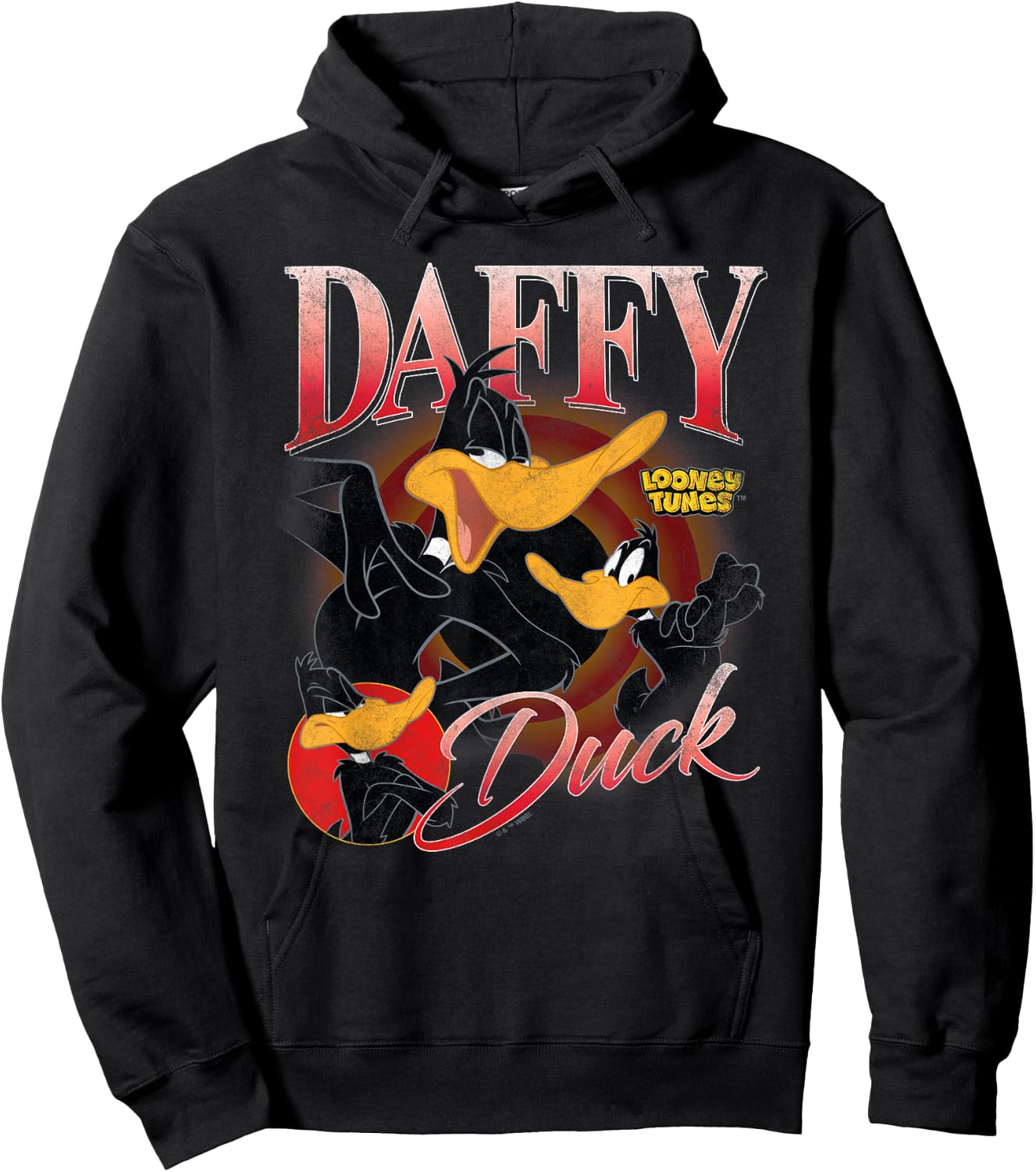Looney Tunes Bootleg Daffy Duck Hoodie - Hoodie | Black