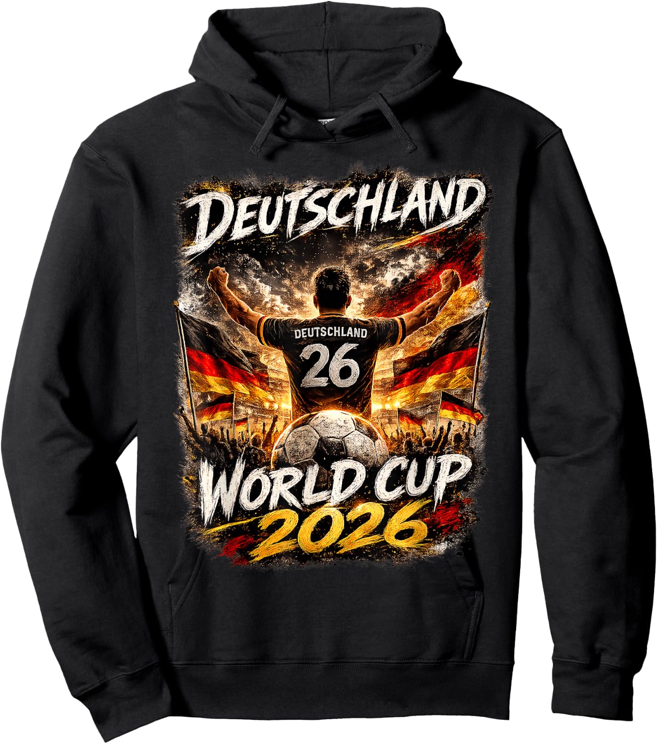 Soccer - WM World Cup 2026 Germany Hoodie - Hoodie | Black