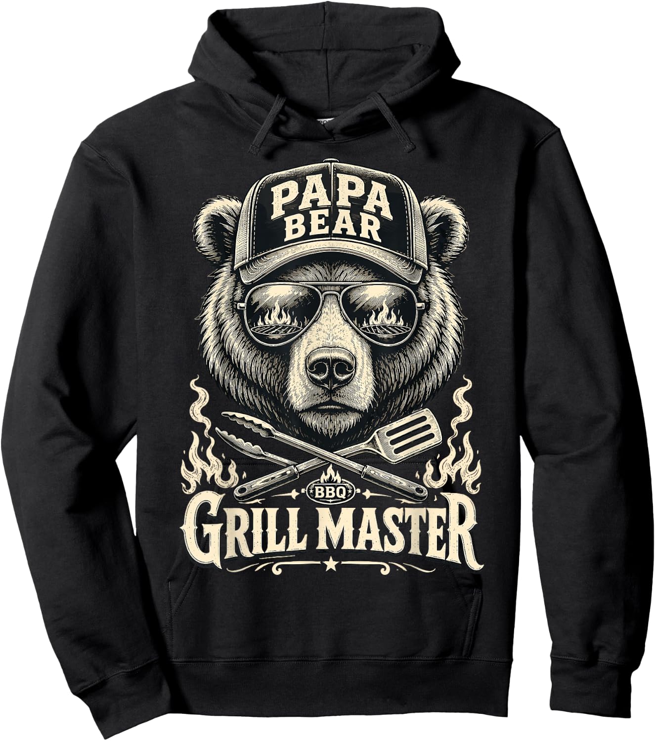 Papa Shirt Lustig Papa Geburtstag Vater Spruch Geschenk Papa Hoodie - Hoodie | Black