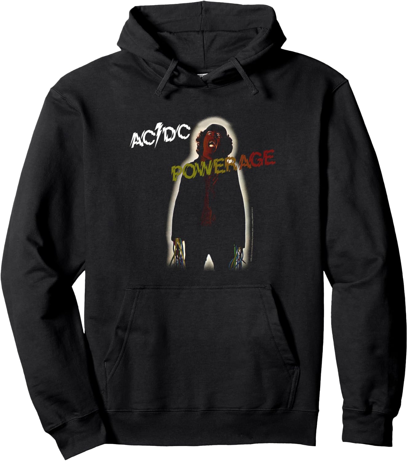 AC/DC - Pochette de l'album Powerage Manche Longue Hoodie - Hoodie | Black