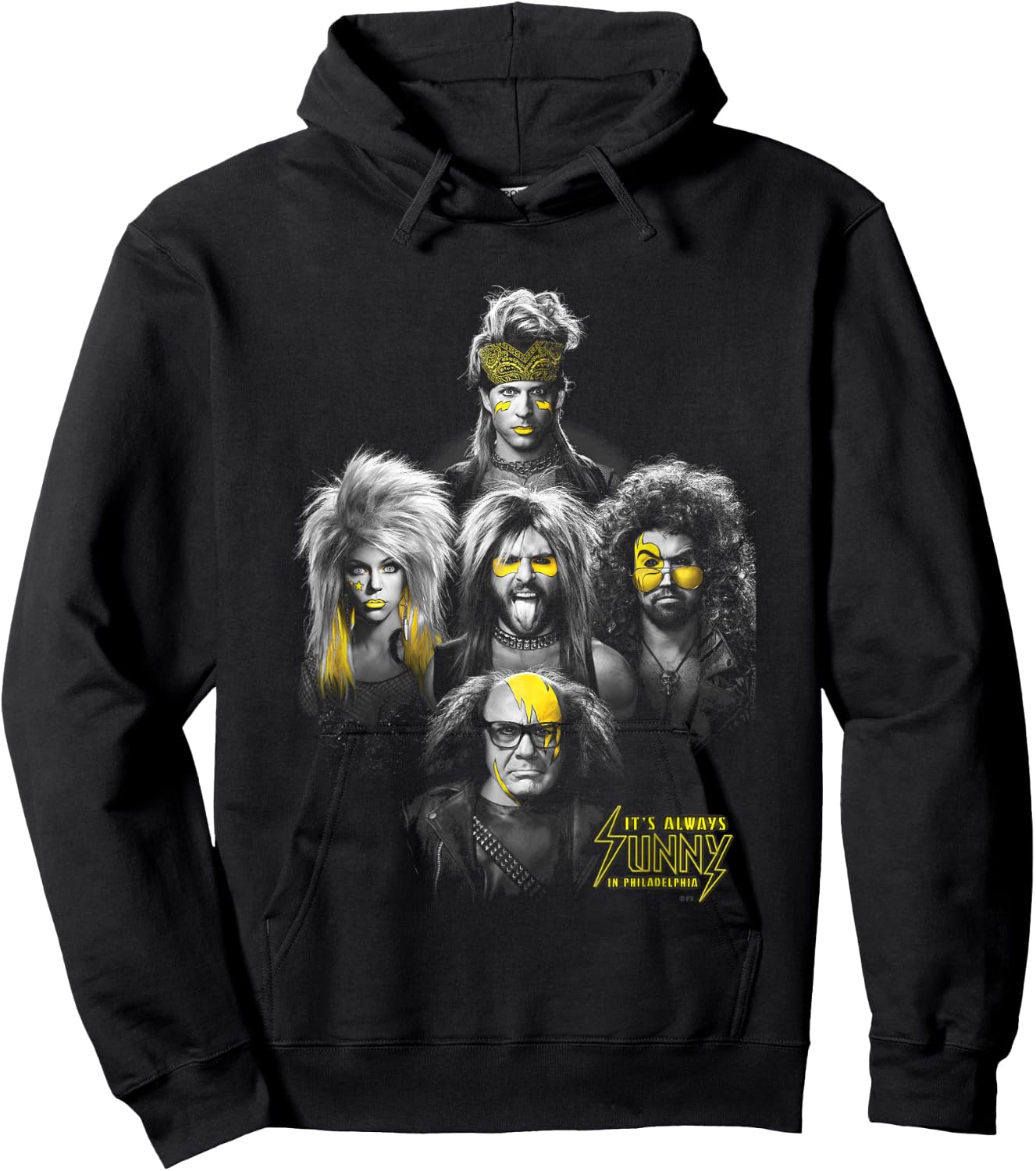 It's Always Sunny In Philadelphia The Gang Has Rock Vibes Hoodie - Hoodie | Black