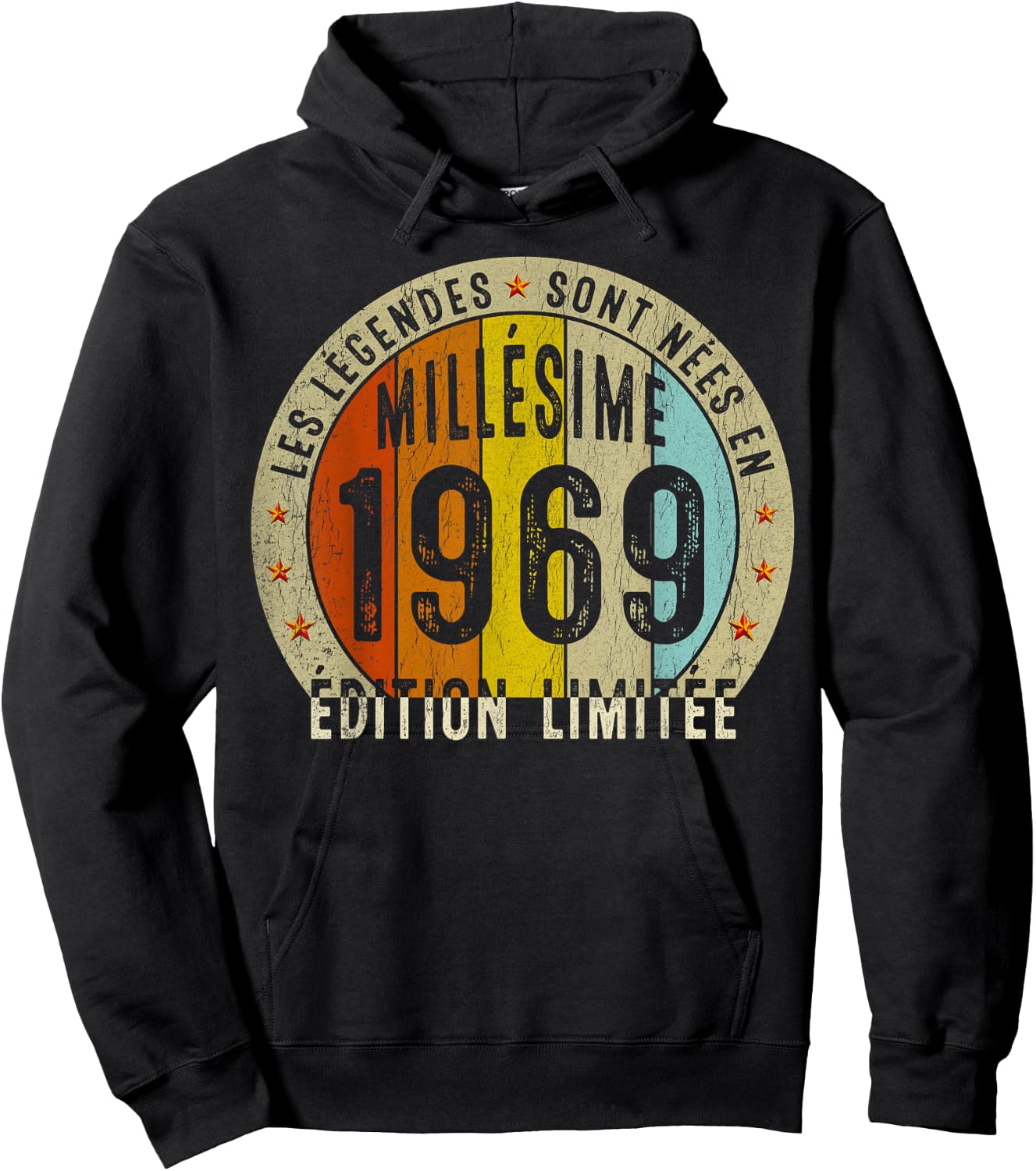 Vintage 1969 56 Years Man 56 Years Birthday Man Humour Hoodie - Hoodie | Black