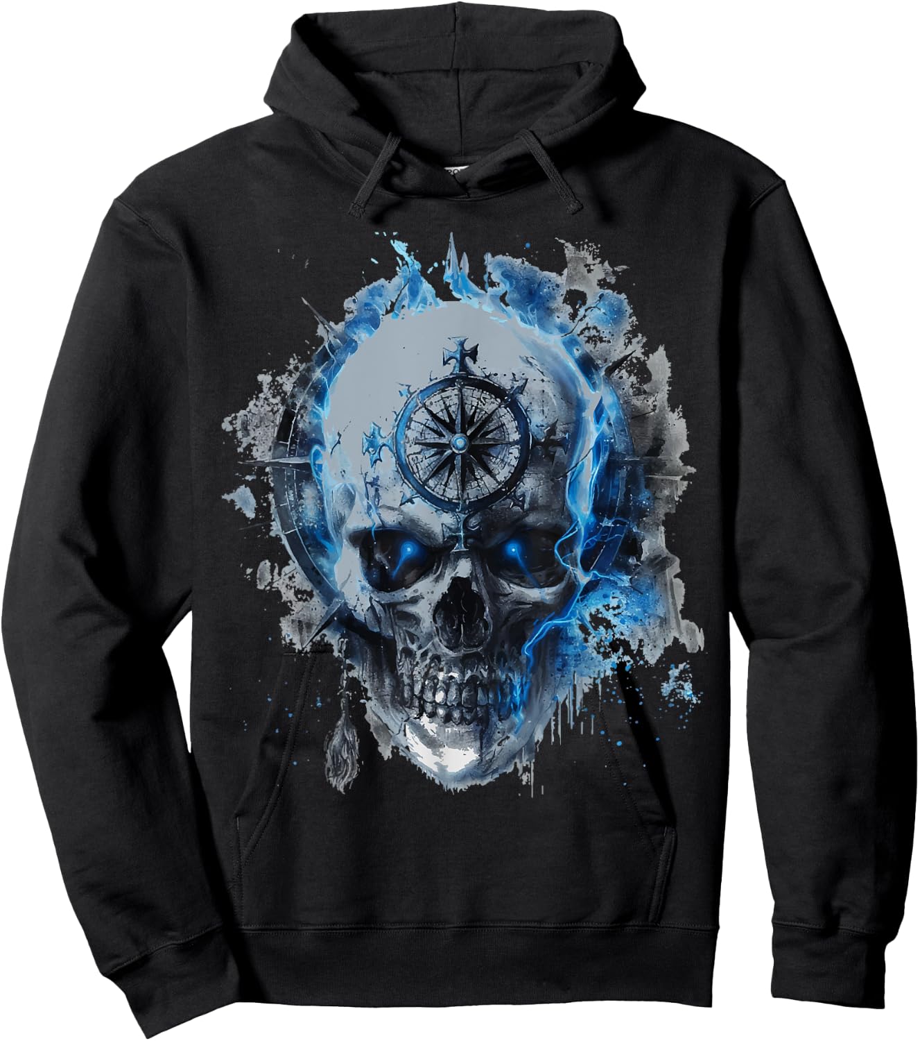 Skull Design Viking Gifts Hoodie - Hoodie | Black