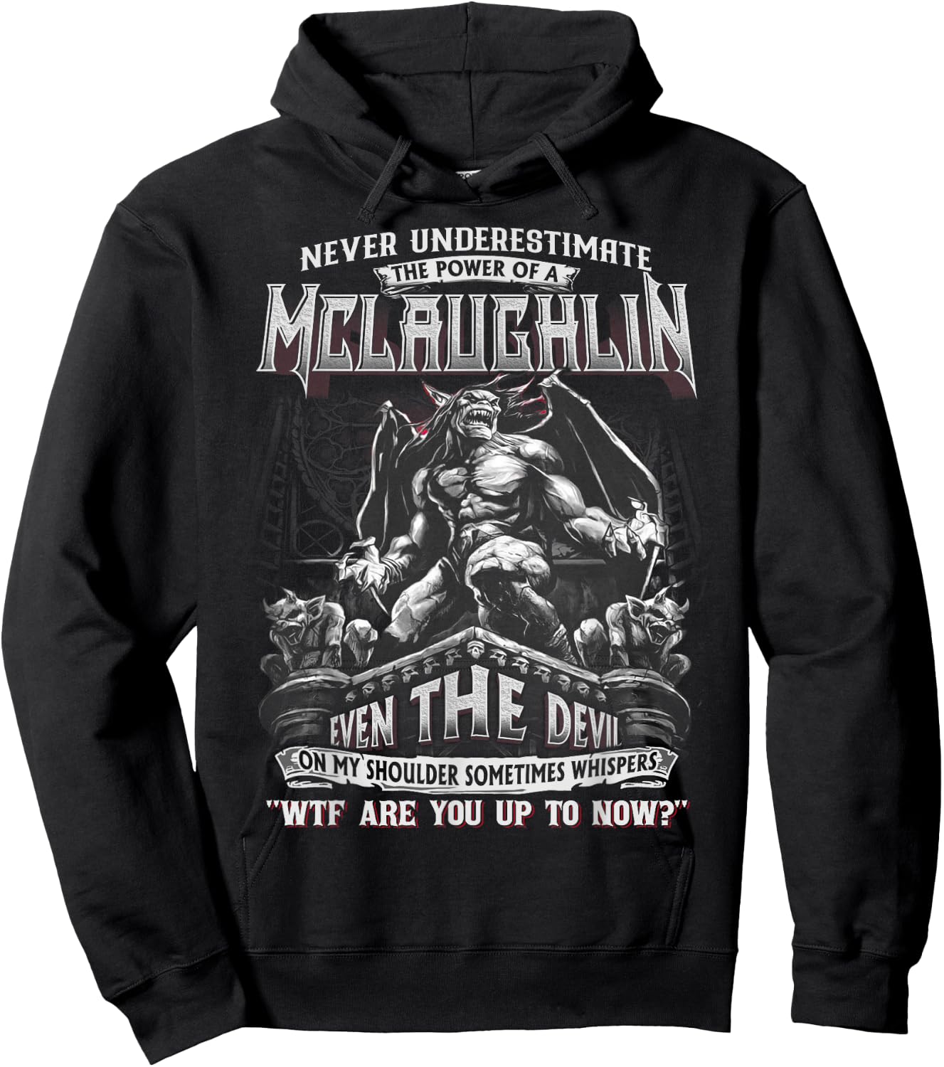 Mclaughlin - Never Underestimate The Power Of A Hoodie - Hoodie | Black