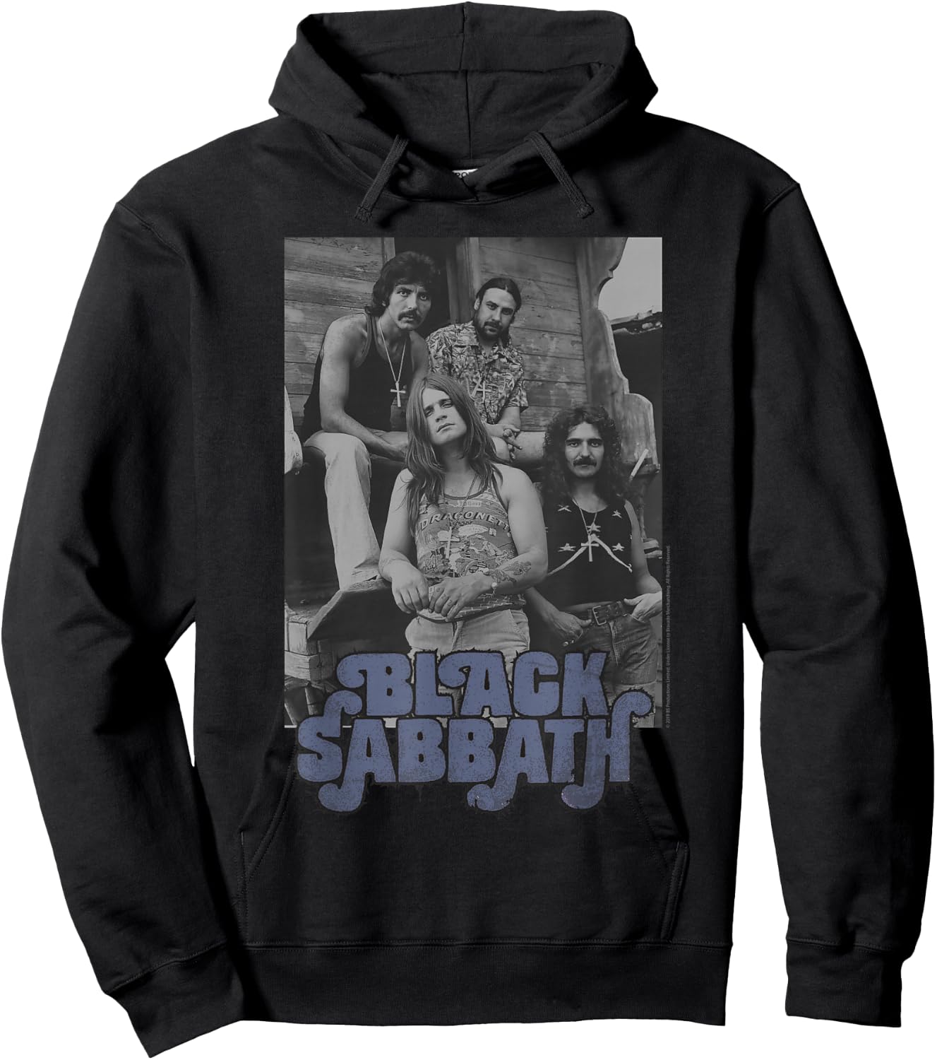 Black Sabbath Retro Photo Hoodie - Hoodie | Black
