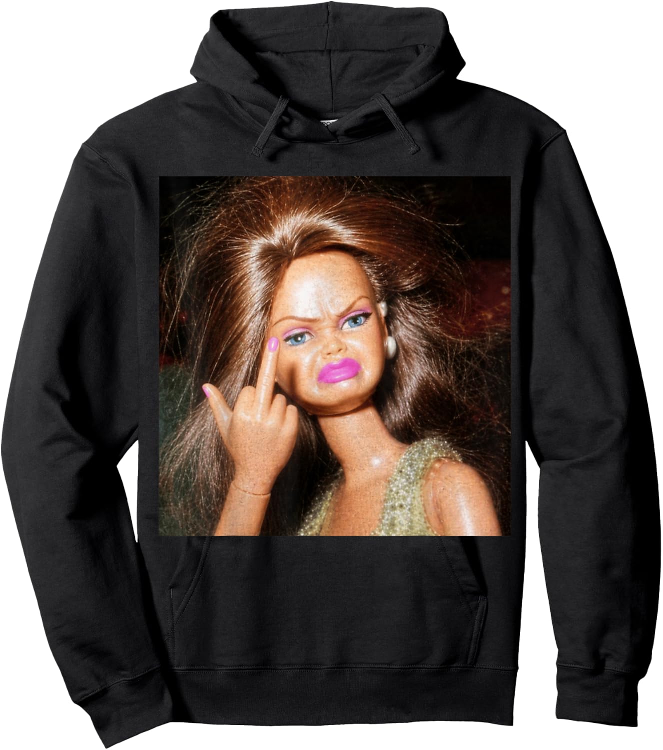 Lustiger ekelhafter Meme-Ausdruck, lustig, sarkastisch Hoodie - Hoodie | Black