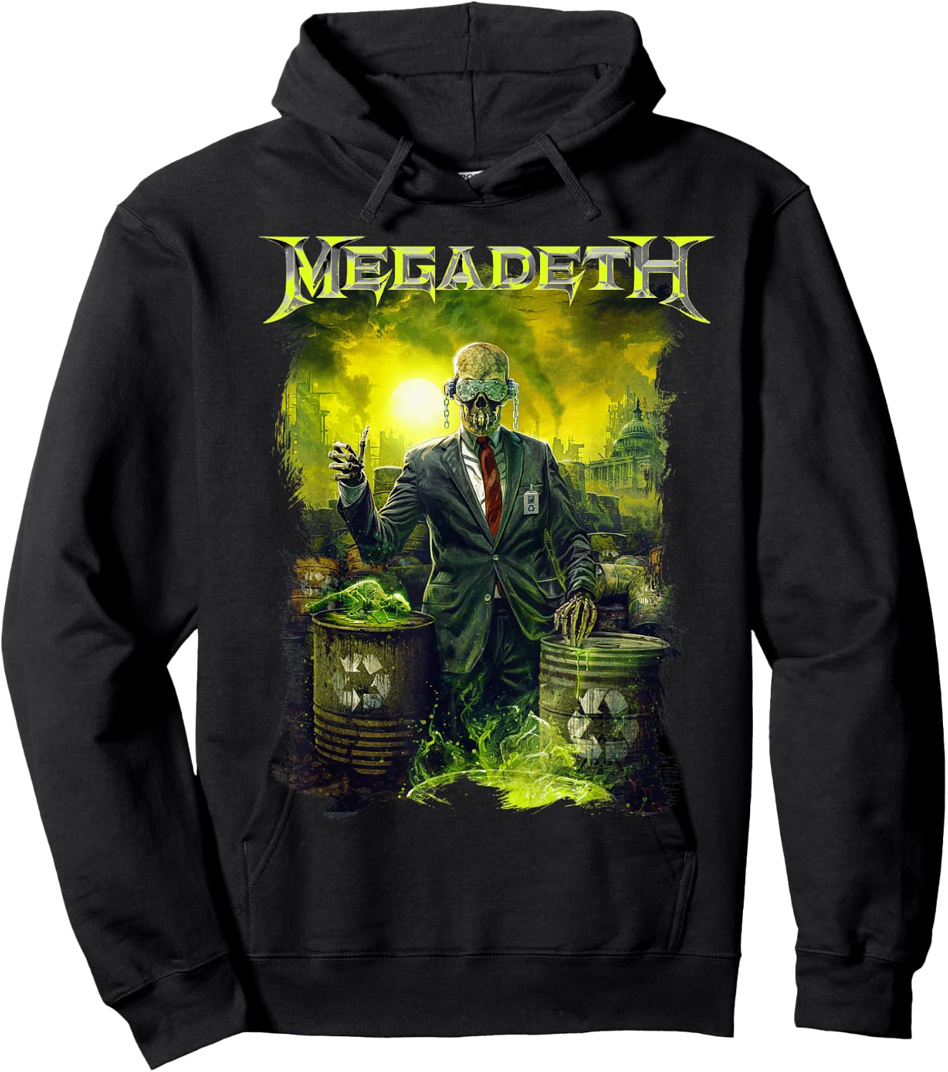 Megadeth - Toxic Vic , black Hoodie - Hoodie | Black