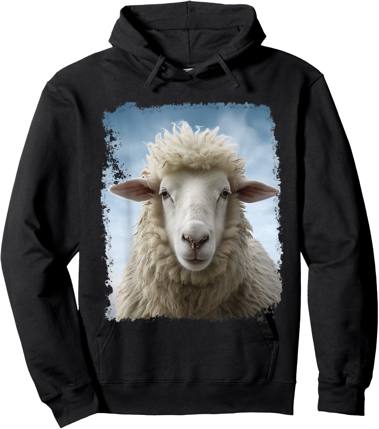 White Sheep Hoodie - Hoodie | Black