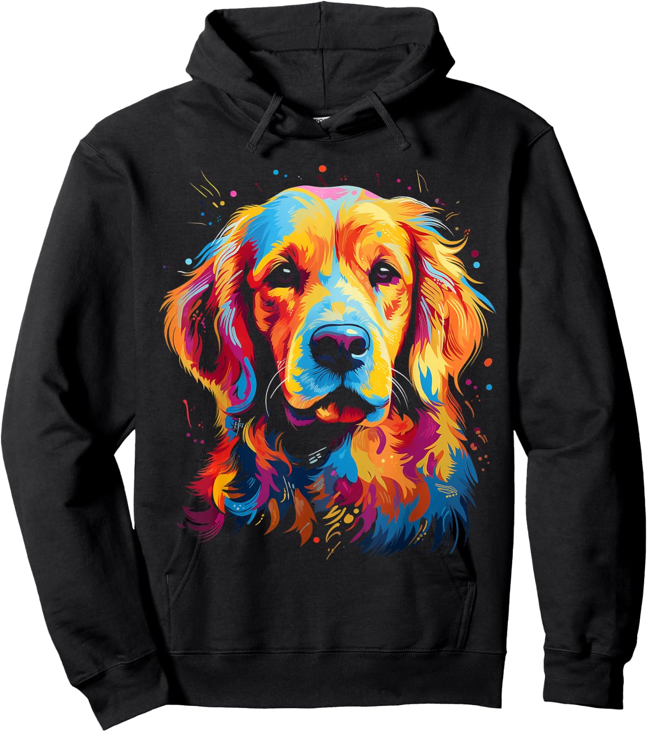 Golden retriever puppy dog Hoodie - Hoodie | Black