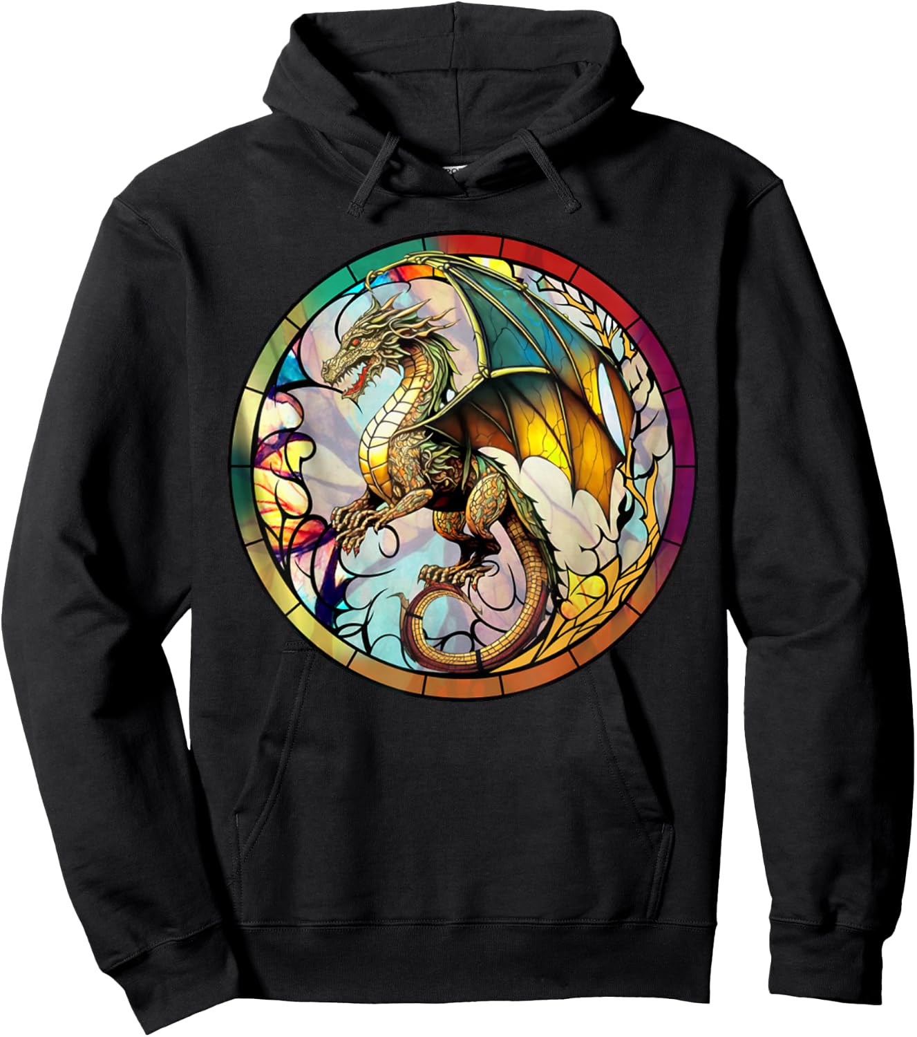 Dragon - Viking Valhalla North Myths Hoodie - Hoodie | Black