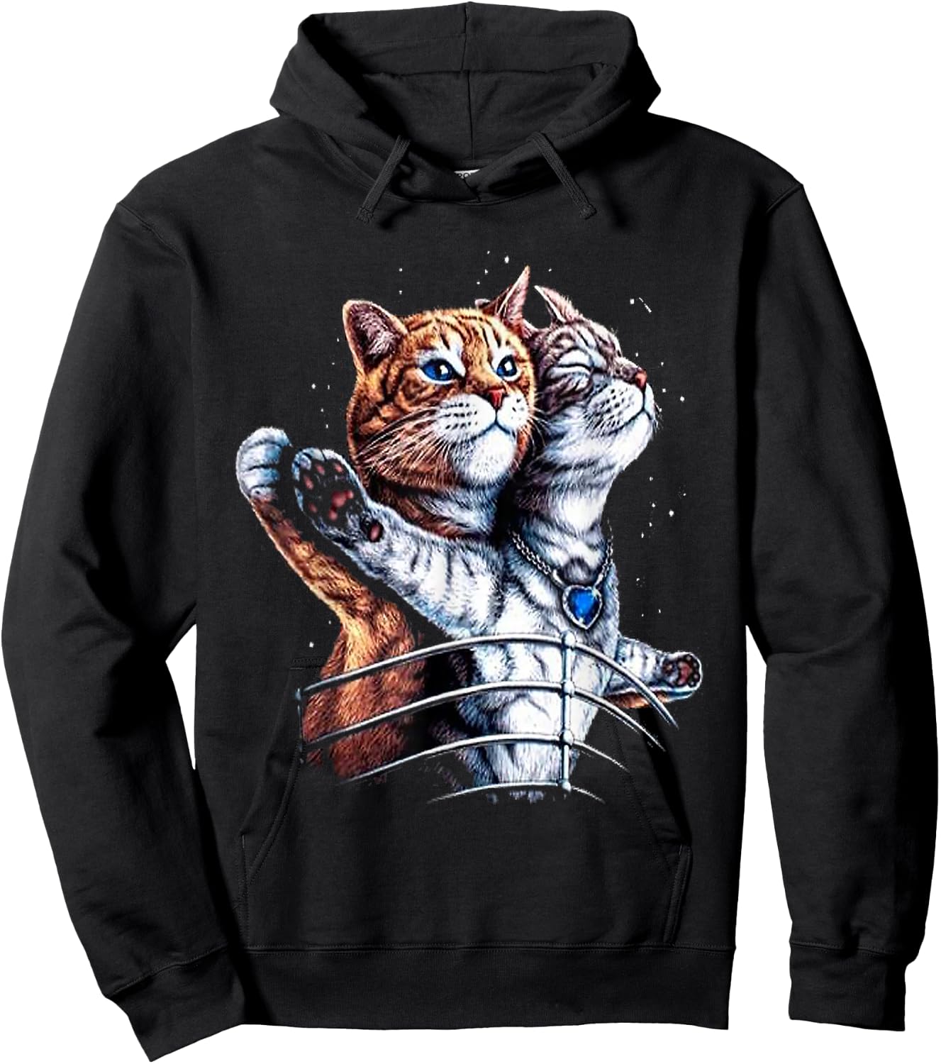 Titanic Cat , black, s Hoodie - Hoodie | Black
