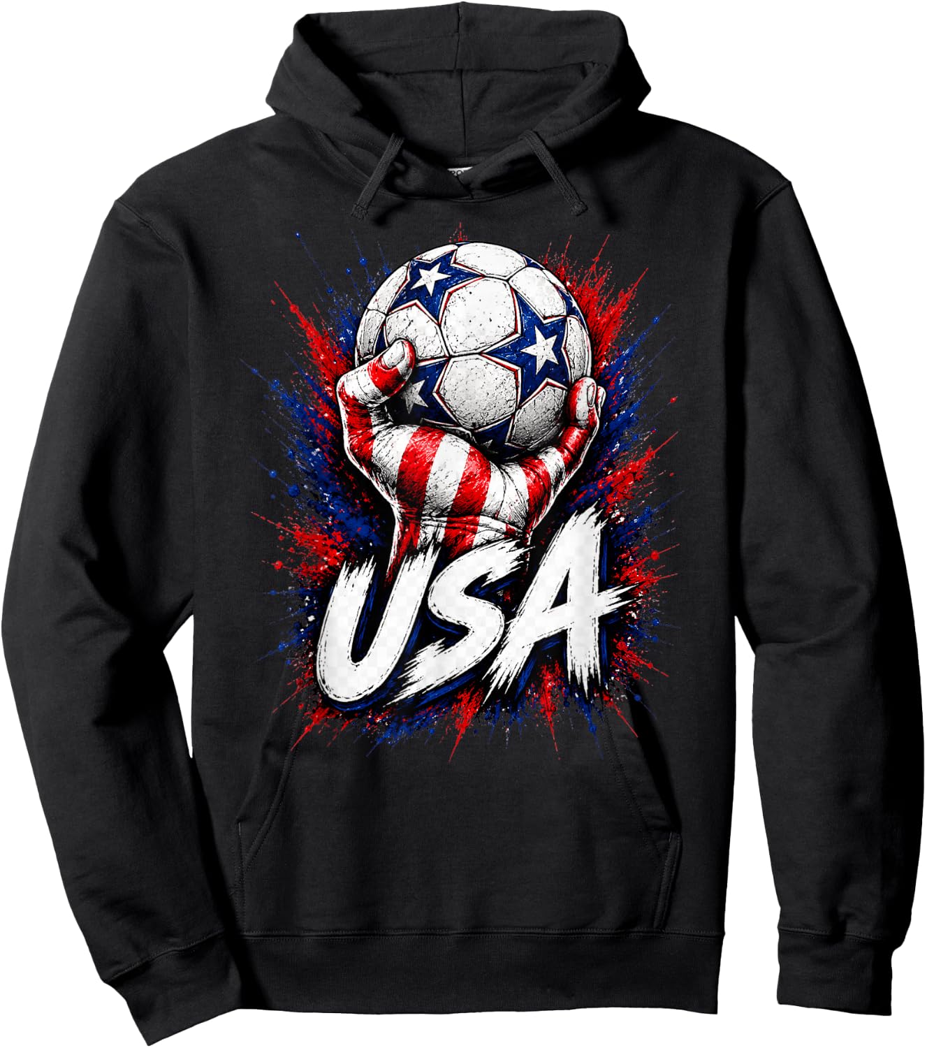 Patriotic Graphic Apparel Hoodie - Hoodie | Black