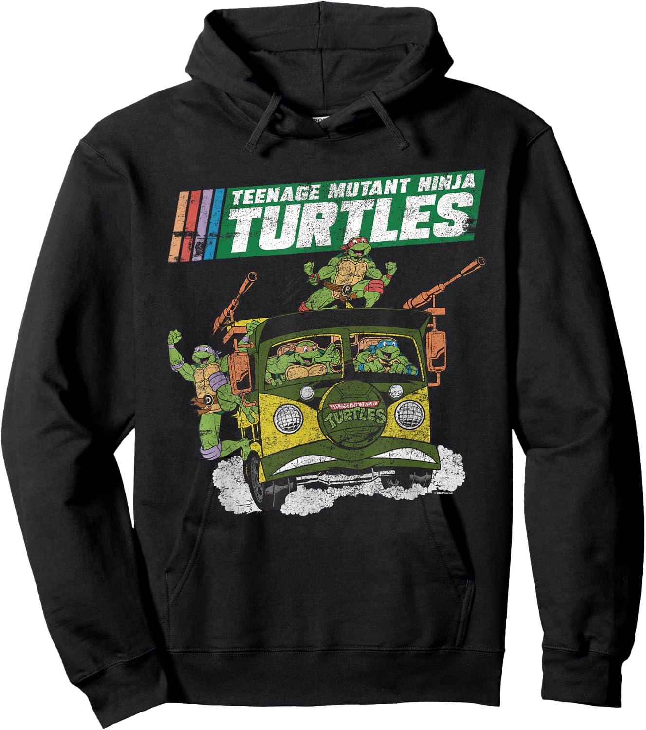 Teenage Mutant Ninja Turtles Party Wagon , gray Hoodie - Hoodie | Black