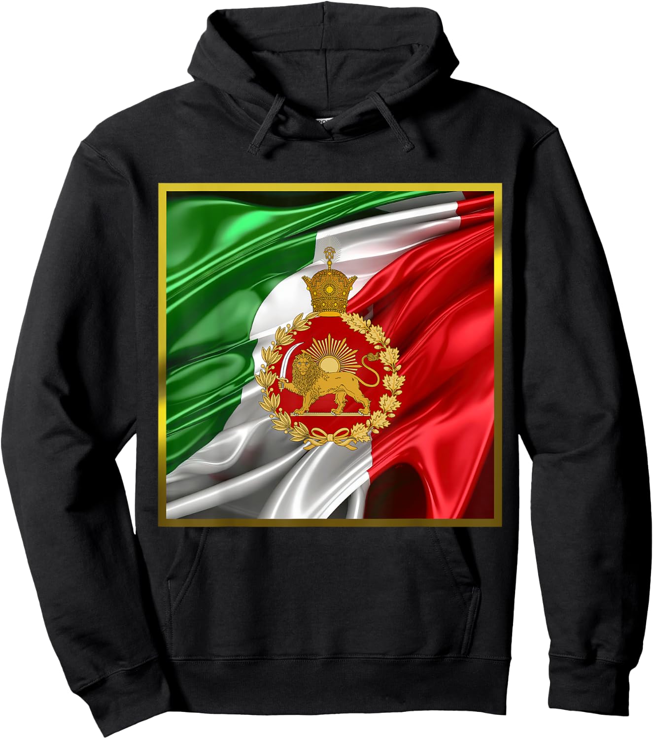 Pahlavi dynasty city police Persian Empire Hoodie - Hoodie | Black