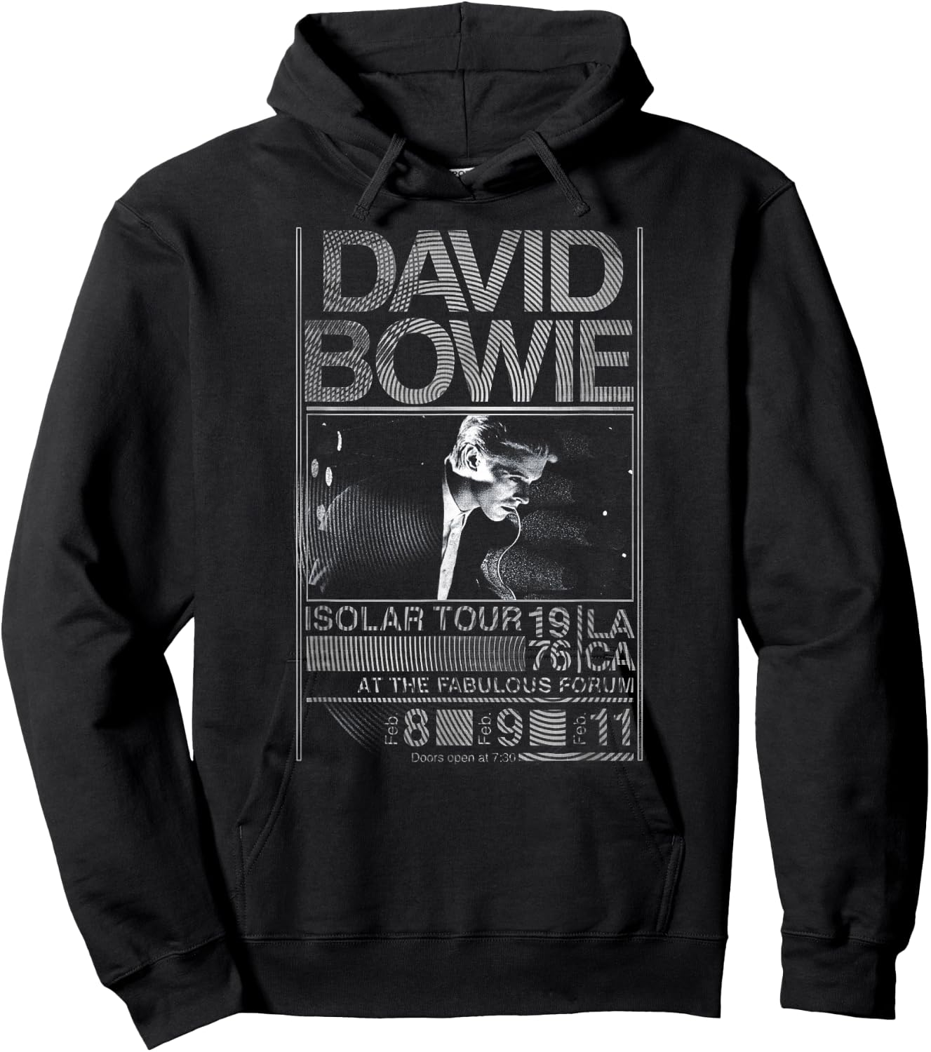 David Bowie - Isolar Tour Hoodie - Hoodie | Black