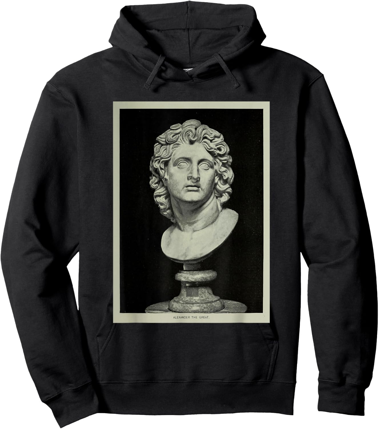 Alexander The Great Portrait Sculpture (1915) Hoodie - Hoodie | Black