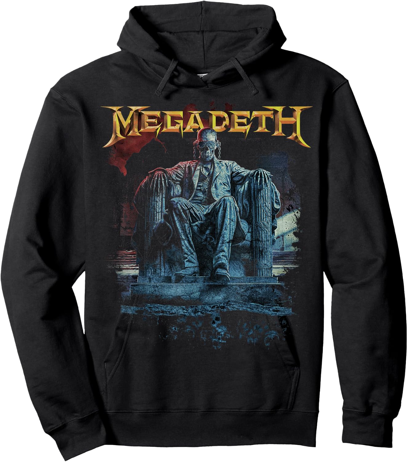 Megadeth - Vic Lincoln , black Hoodie - Hoodie | Black