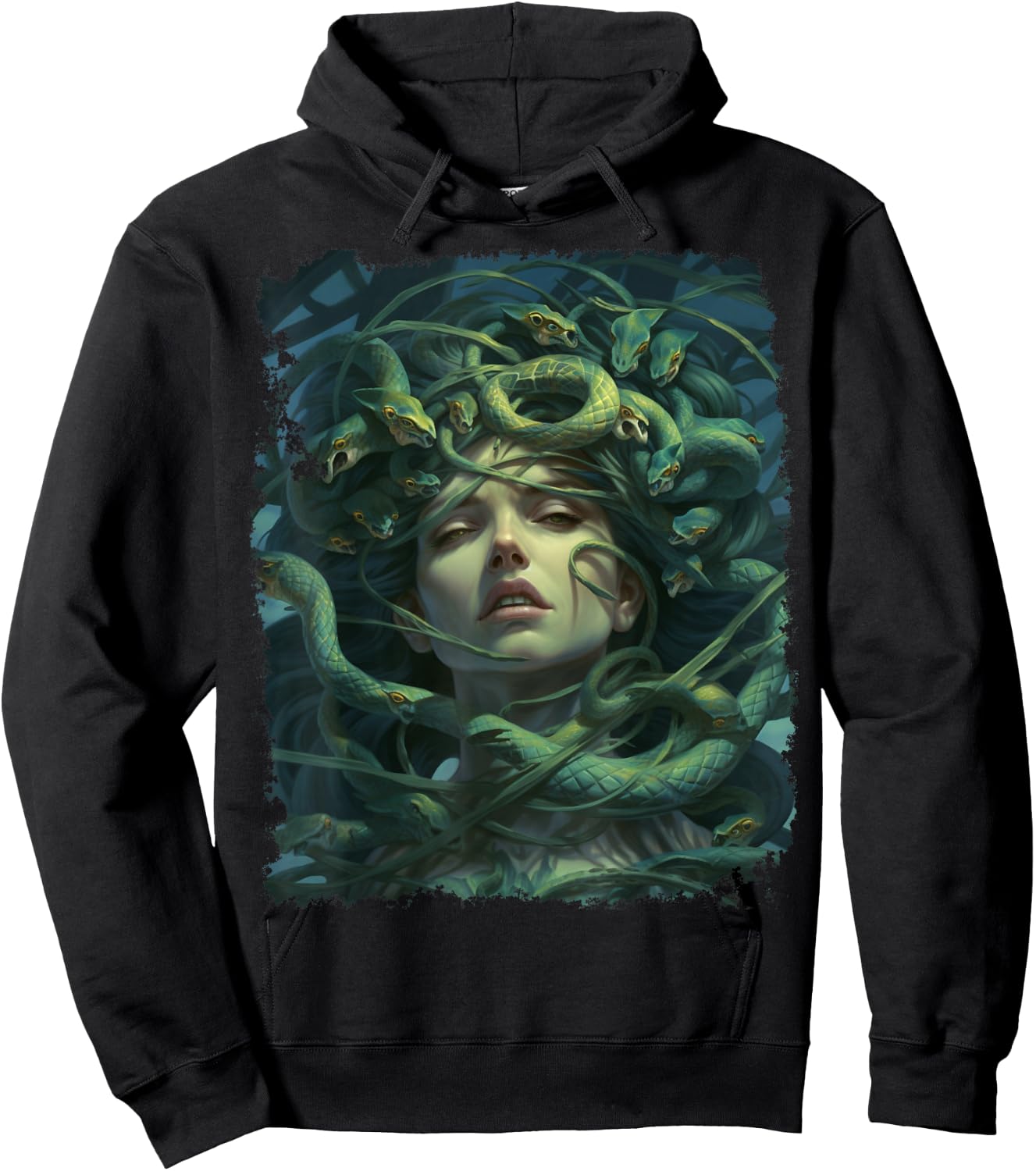 Medusa Snakes Hoodie - Hoodie | Black