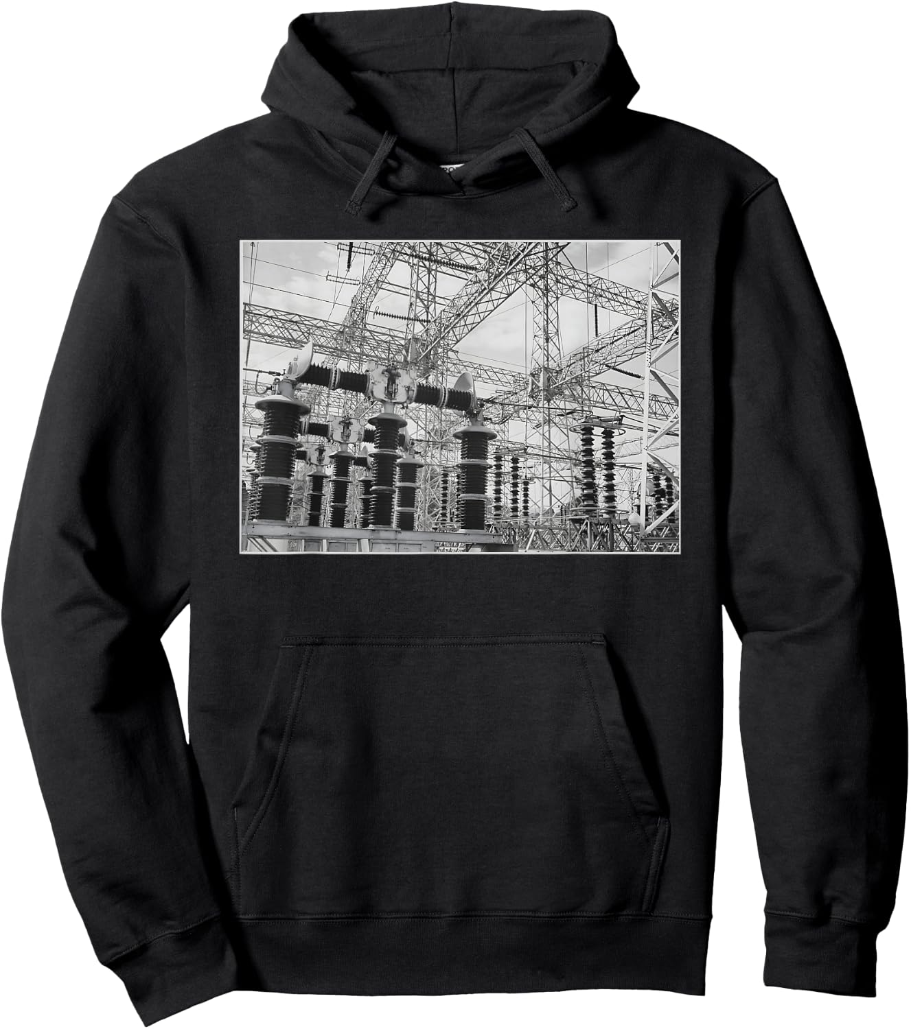 Electrical Wires of the Hoover Dam Hoodie - Hoodie | Black