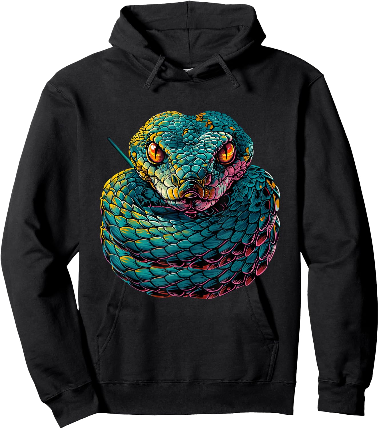 Pit Viper Snake Hoodie - Hoodie | Black