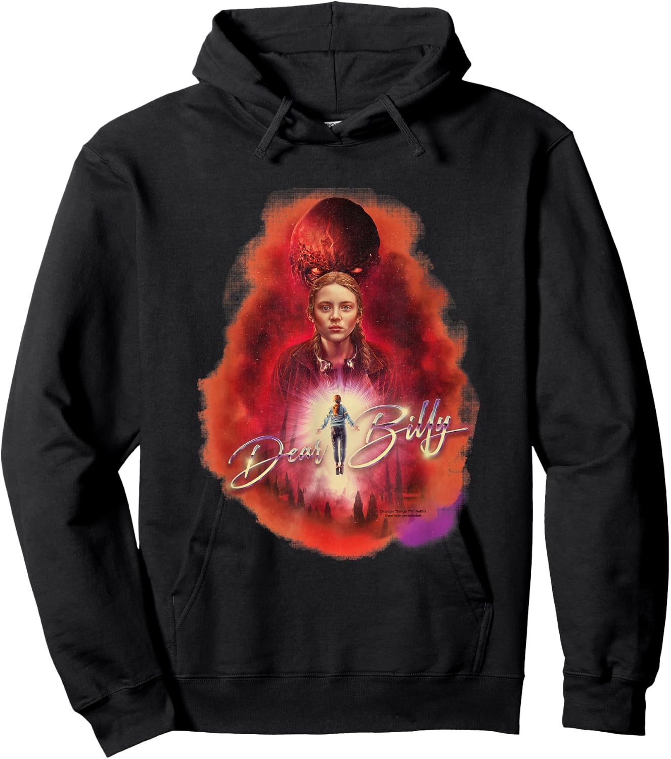 Stranger Things, Max Hayfield, dear Billy , Black, S Hoodie - Hoodie | Black