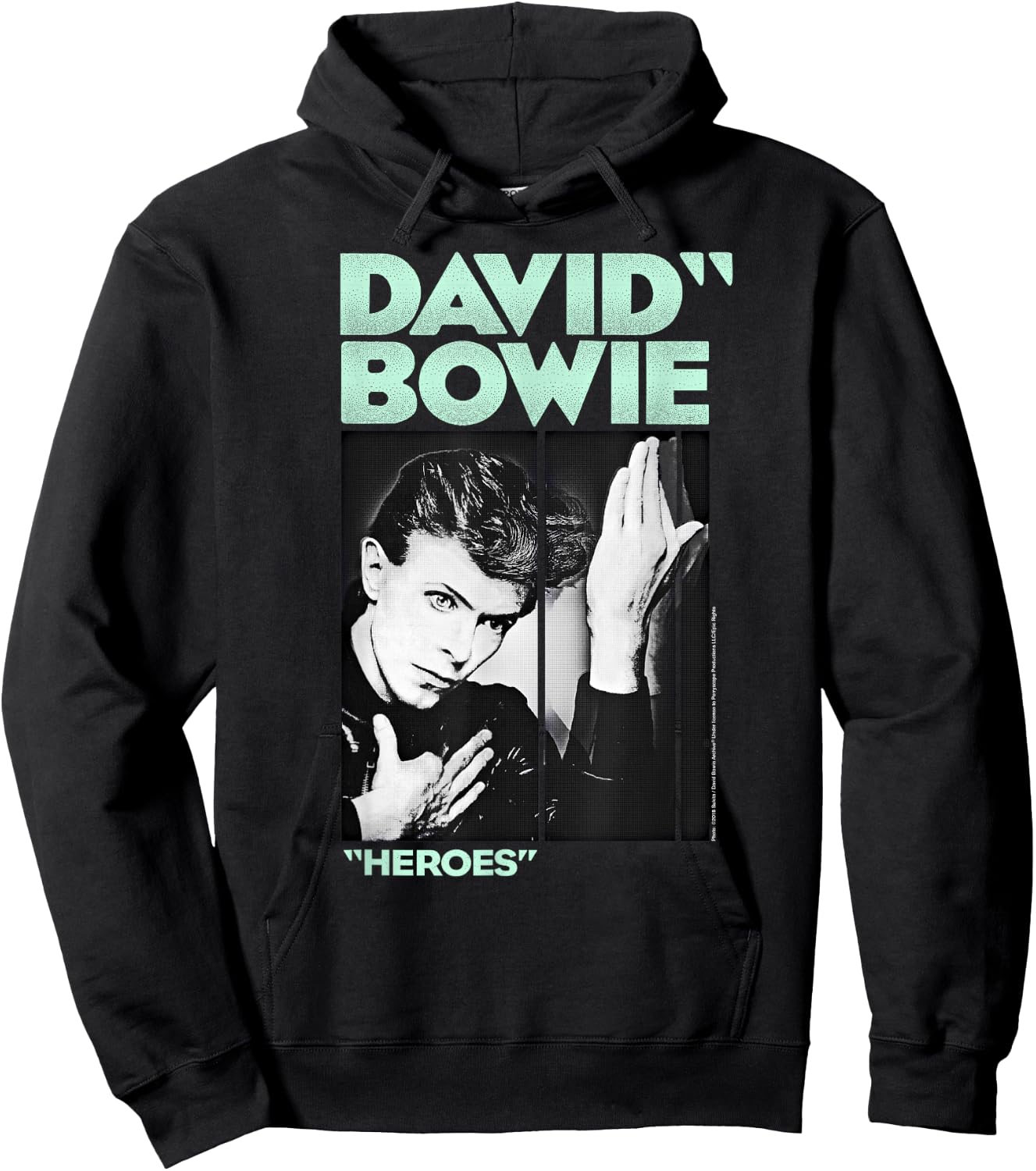 David Bowie - Festive Heroes Hoodie - Hoodie | Black