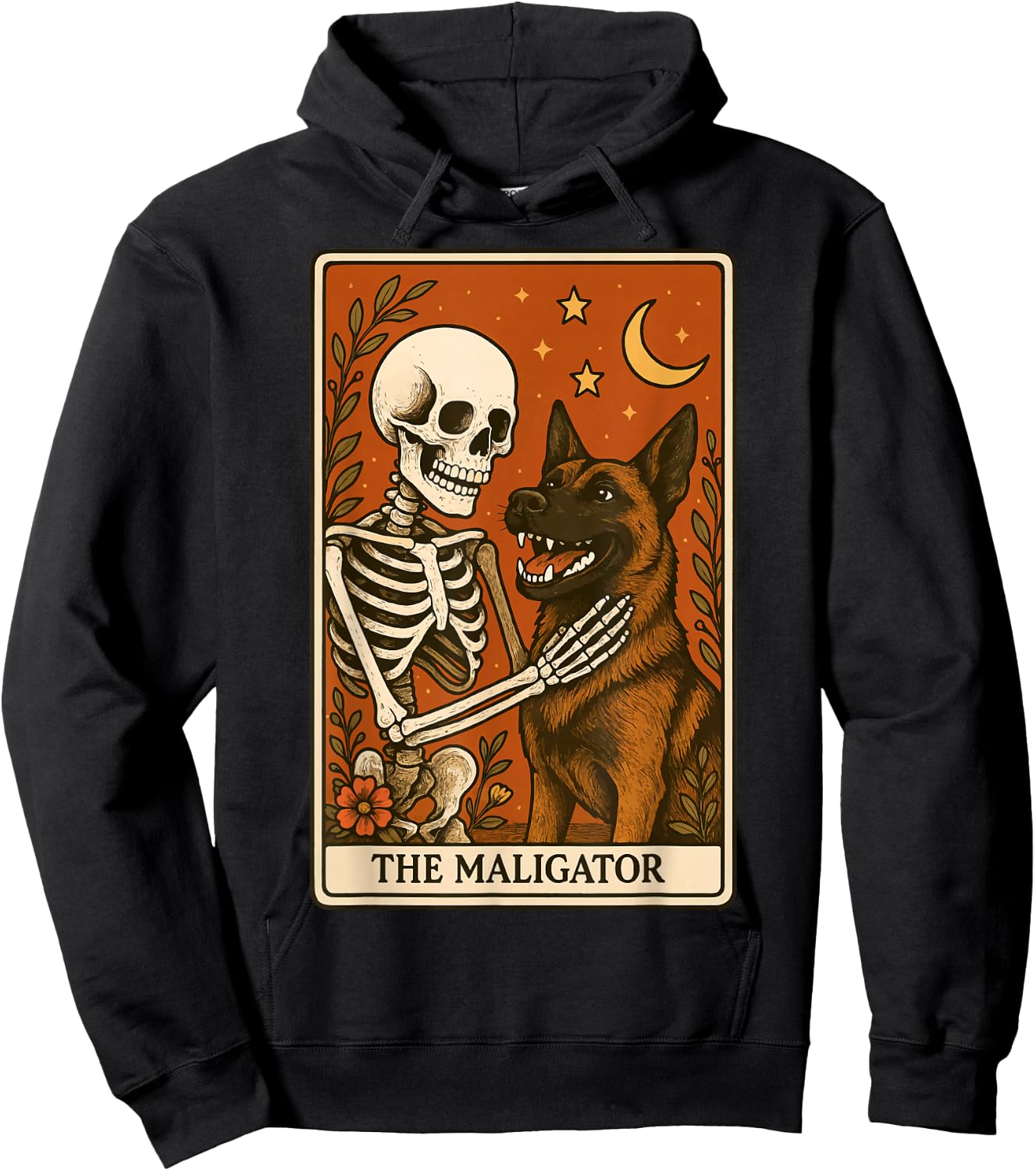 The Maligator Tarot Card Hoodie - Hoodie | Black