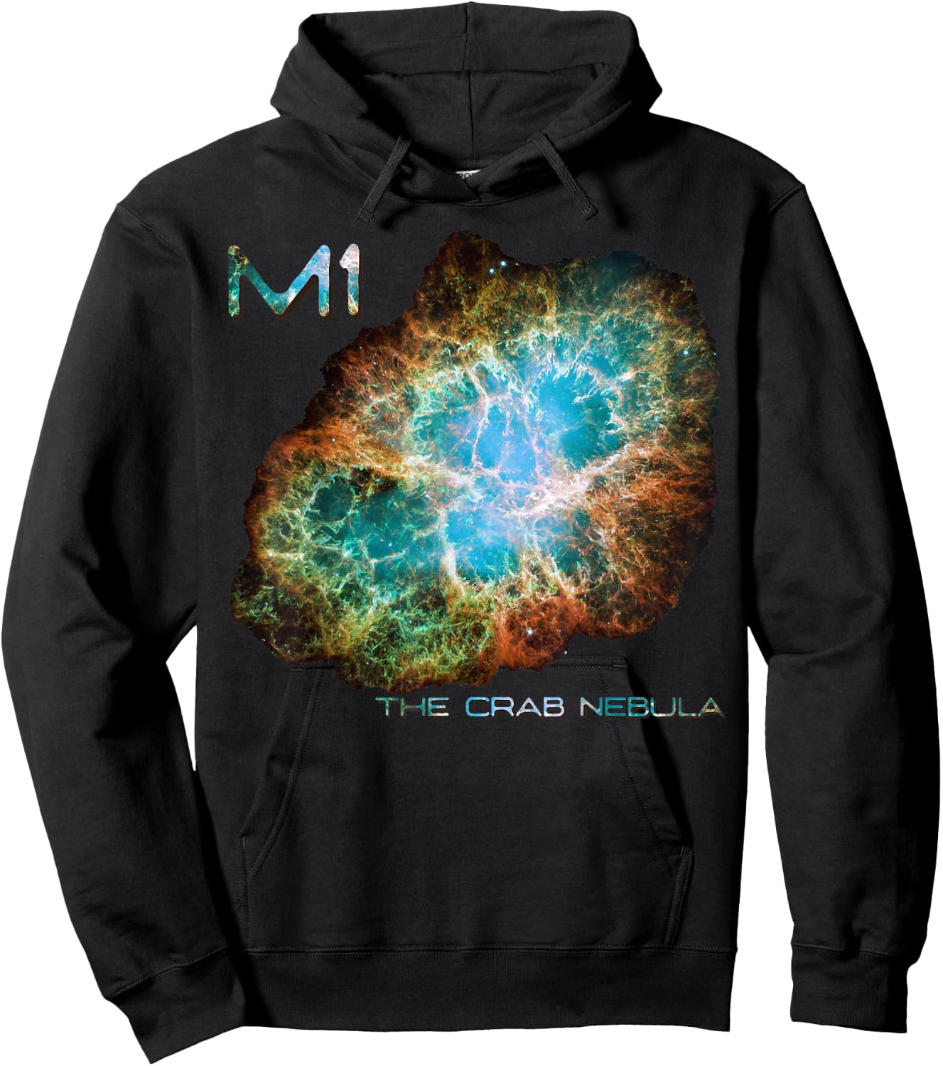 M1 The Crab Nebula Messier Object 1 Astronomy Astronaut Hoodie - Hoodie | Black