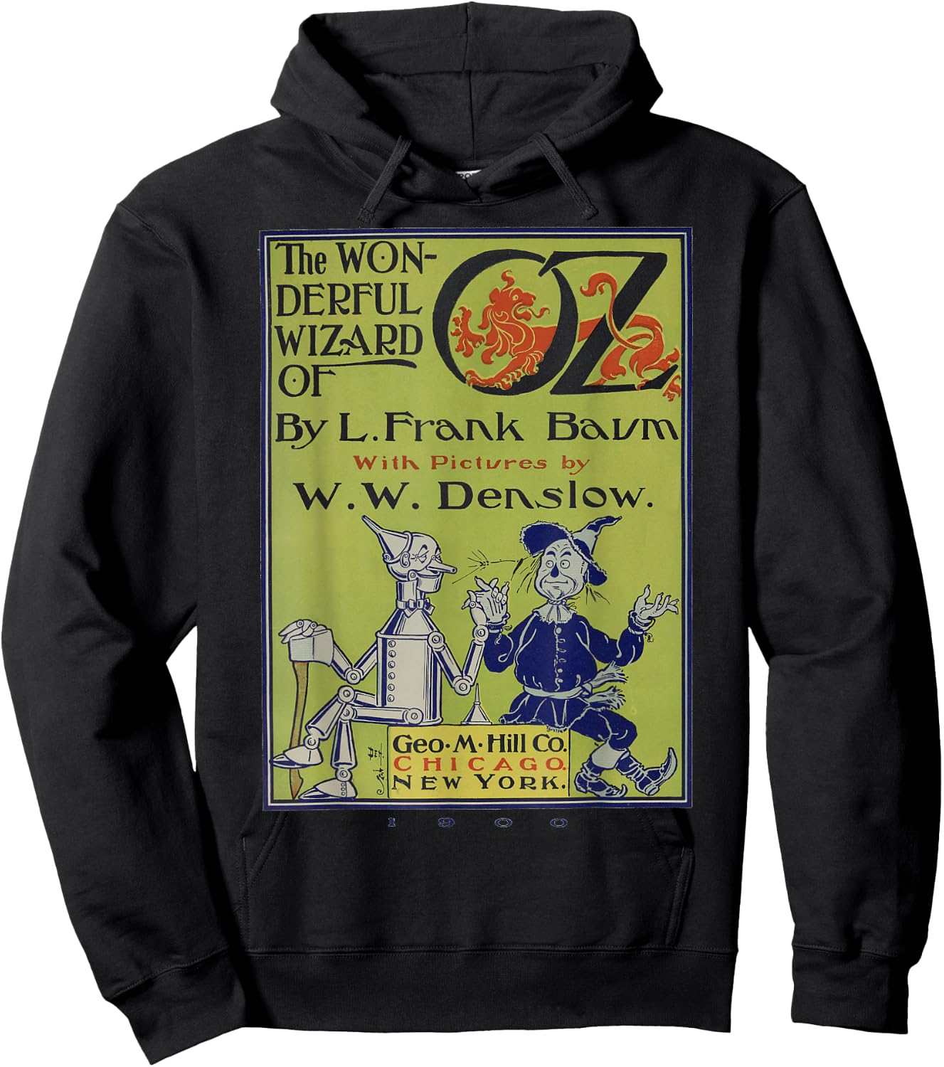 Scarecrow & Tin-Man Shirt The Wizard of OZ Vintage Hoodie - Hoodie | Black