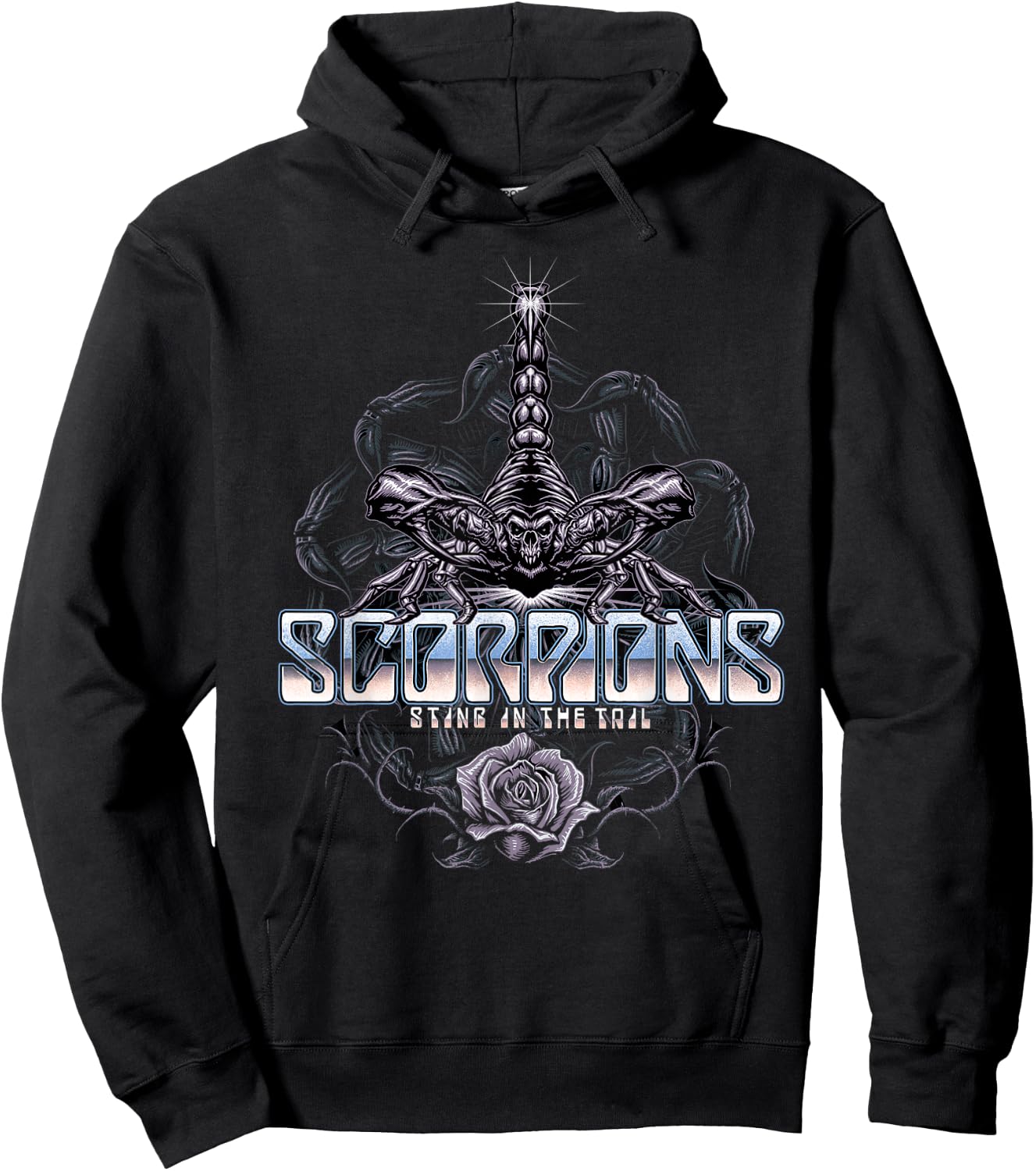 Official Scorpion Standing in the Tail , black Hoodie - Hoodie | Black