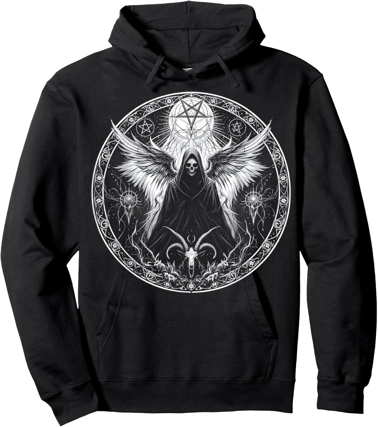 Embrace The Unholy Occult Gothic Aesthetic Satanic Religion Hoodie - Hoodie | Black