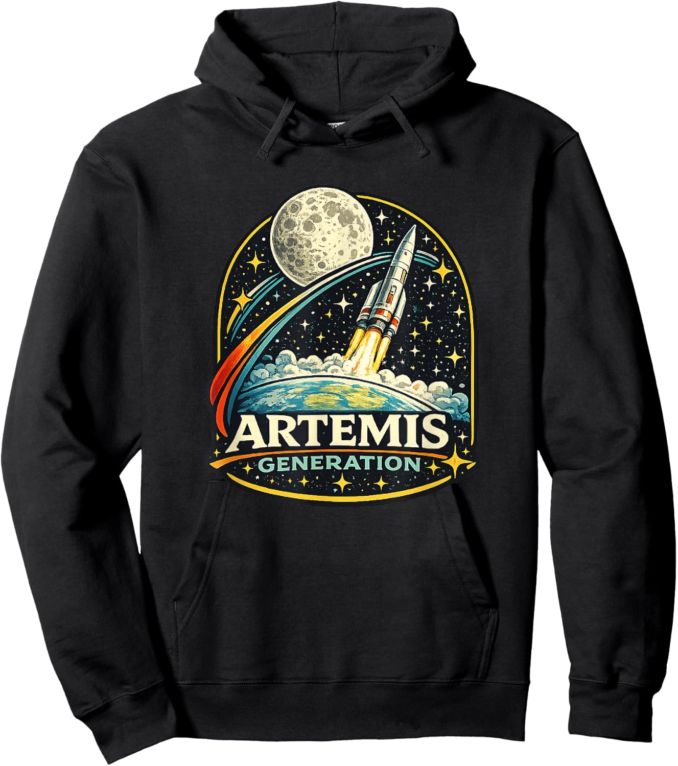 Startraum für Mondraketen der Artemis Generation Hoodie - Hoodie | Black
