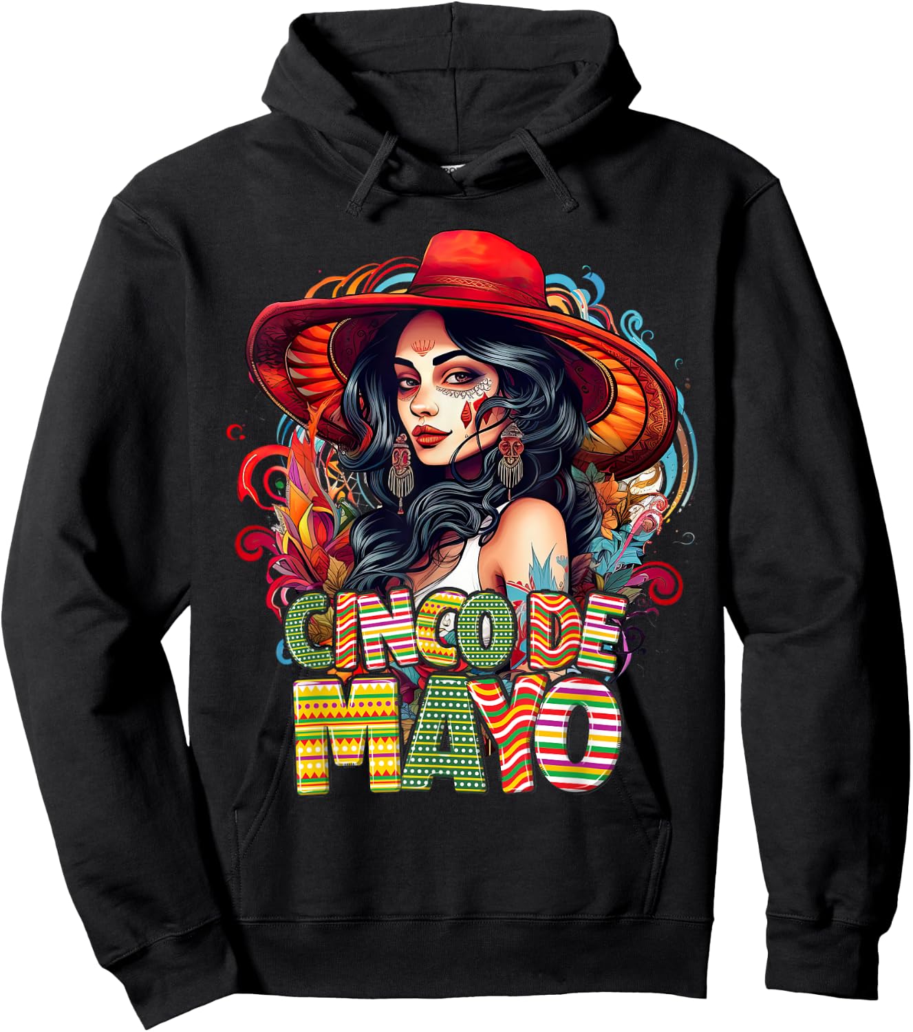 Cinco De Mayo Girl Mexican Fiesta 5 De Mayo Women Hoodie - Hoodie | Black