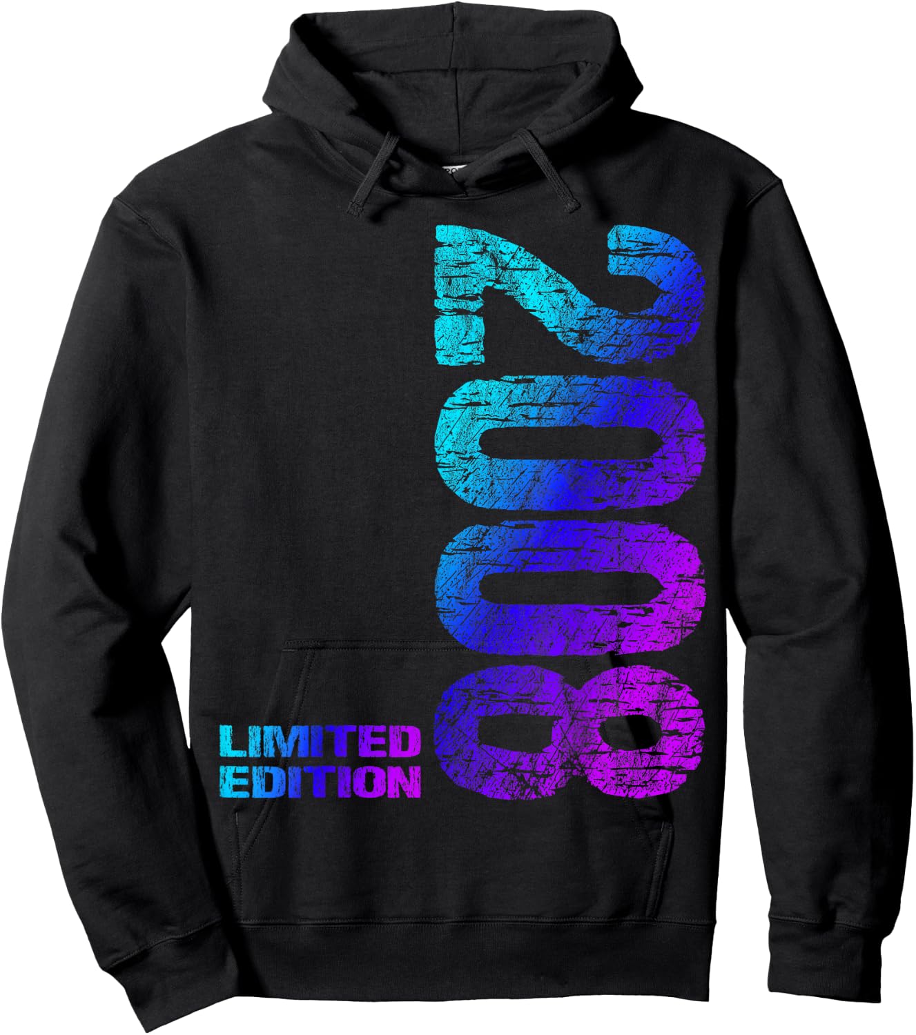15th Birthday 2008 Limited Edition Boy Girl , black Hoodie - Hoodie | Black