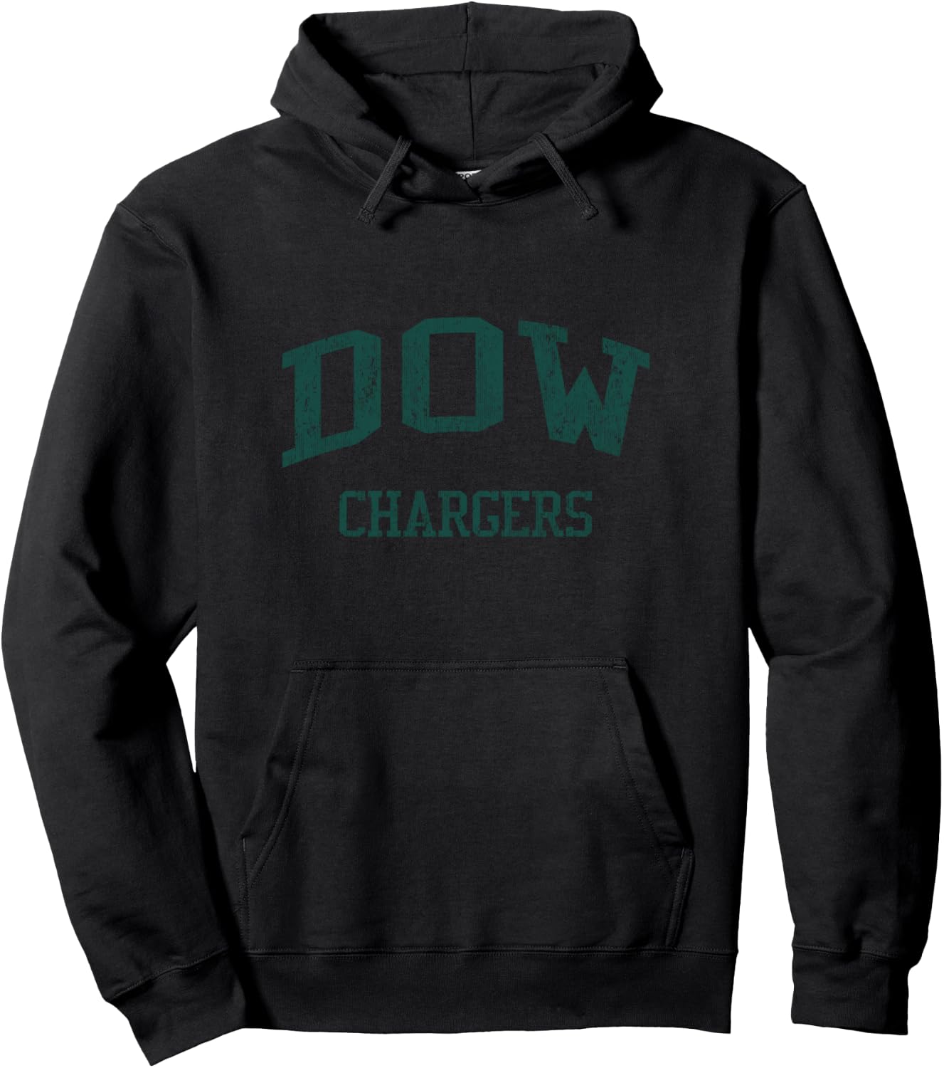 Dow High School HS Midland MI Vintage Sports Hoodie - Hoodie | Black