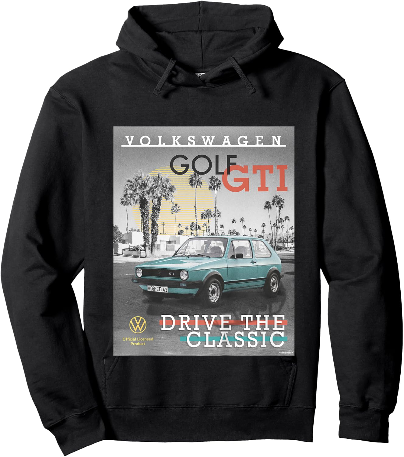 Kids Volkswagen Golf GTI Drive The Classic Kids , Black, S Hoodie - Hoodie | Black