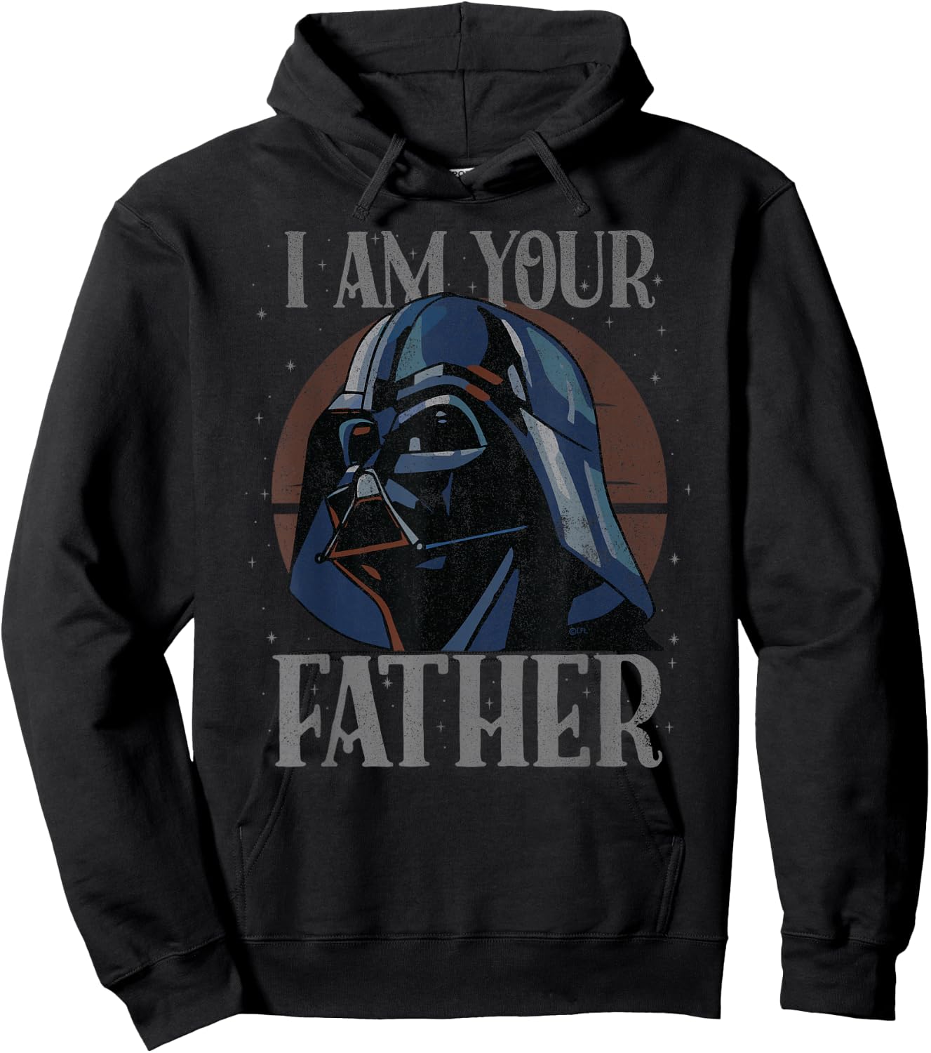 Star Wars Darth Vader Retro with German Text "Ich Bin Dein Vater Hoodie - Hoodie | Black