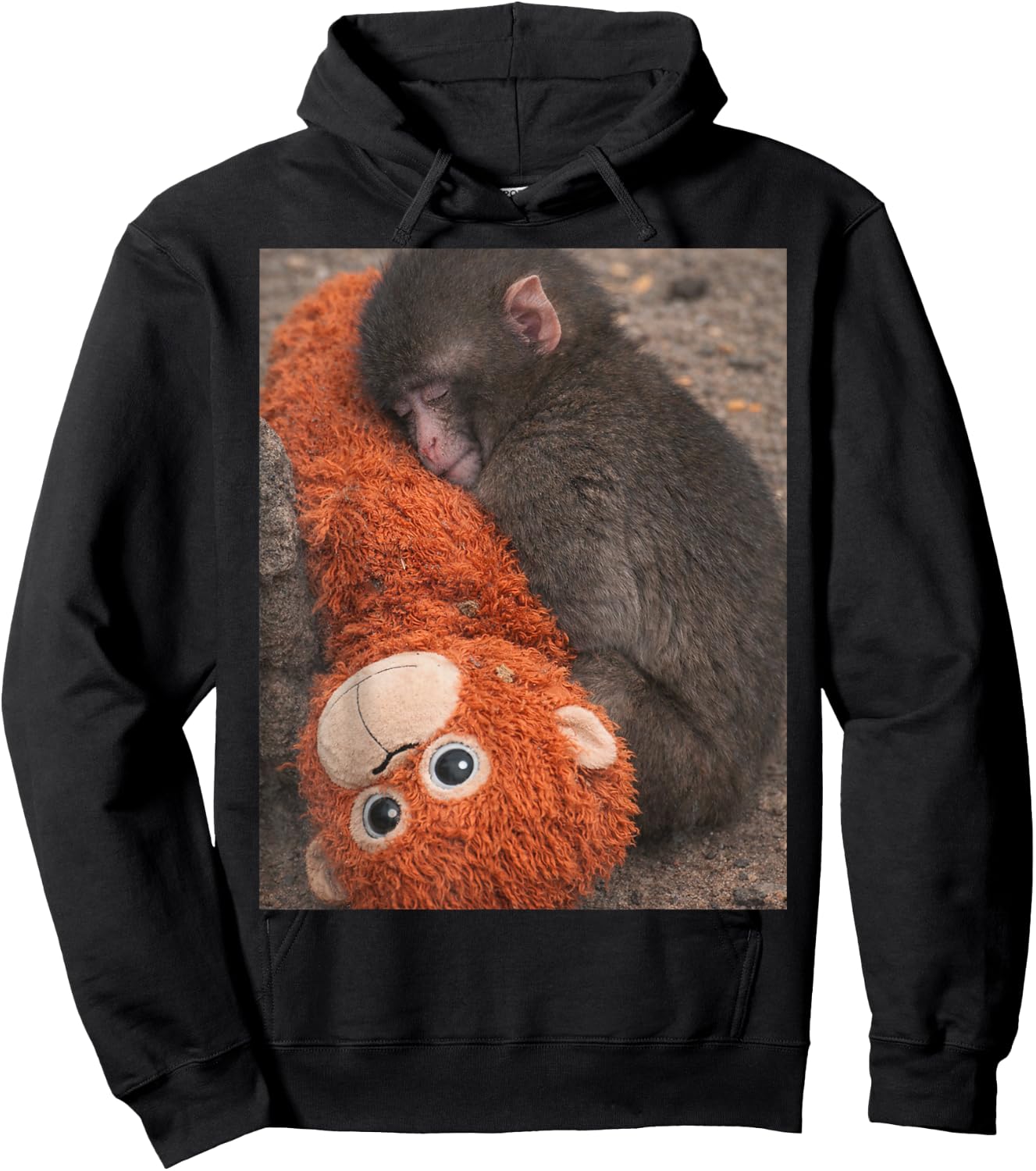 Punch The Monkey Meme X AFFE Meme Ape Punch Monkey Baby Meme Hoodie - Hoodie | Black