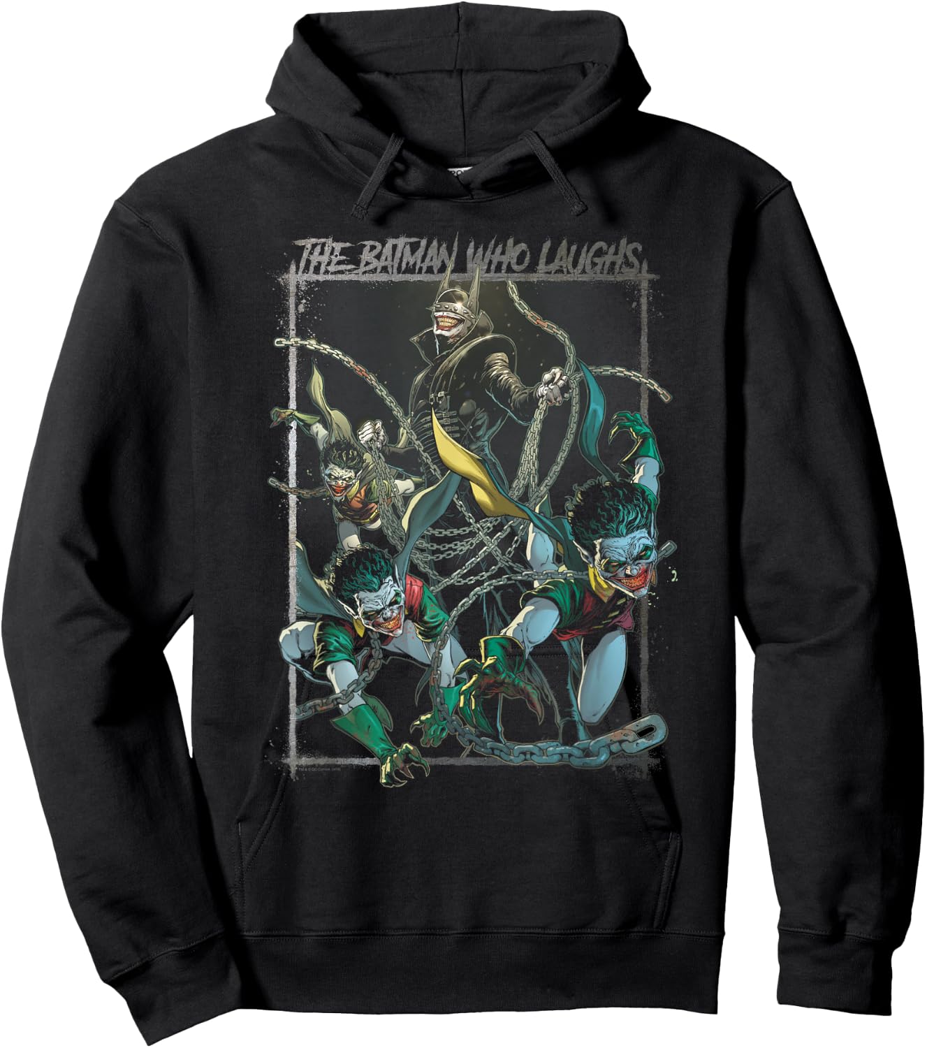 Batman Joker Who Laughs Hoodie - Hoodie | Black