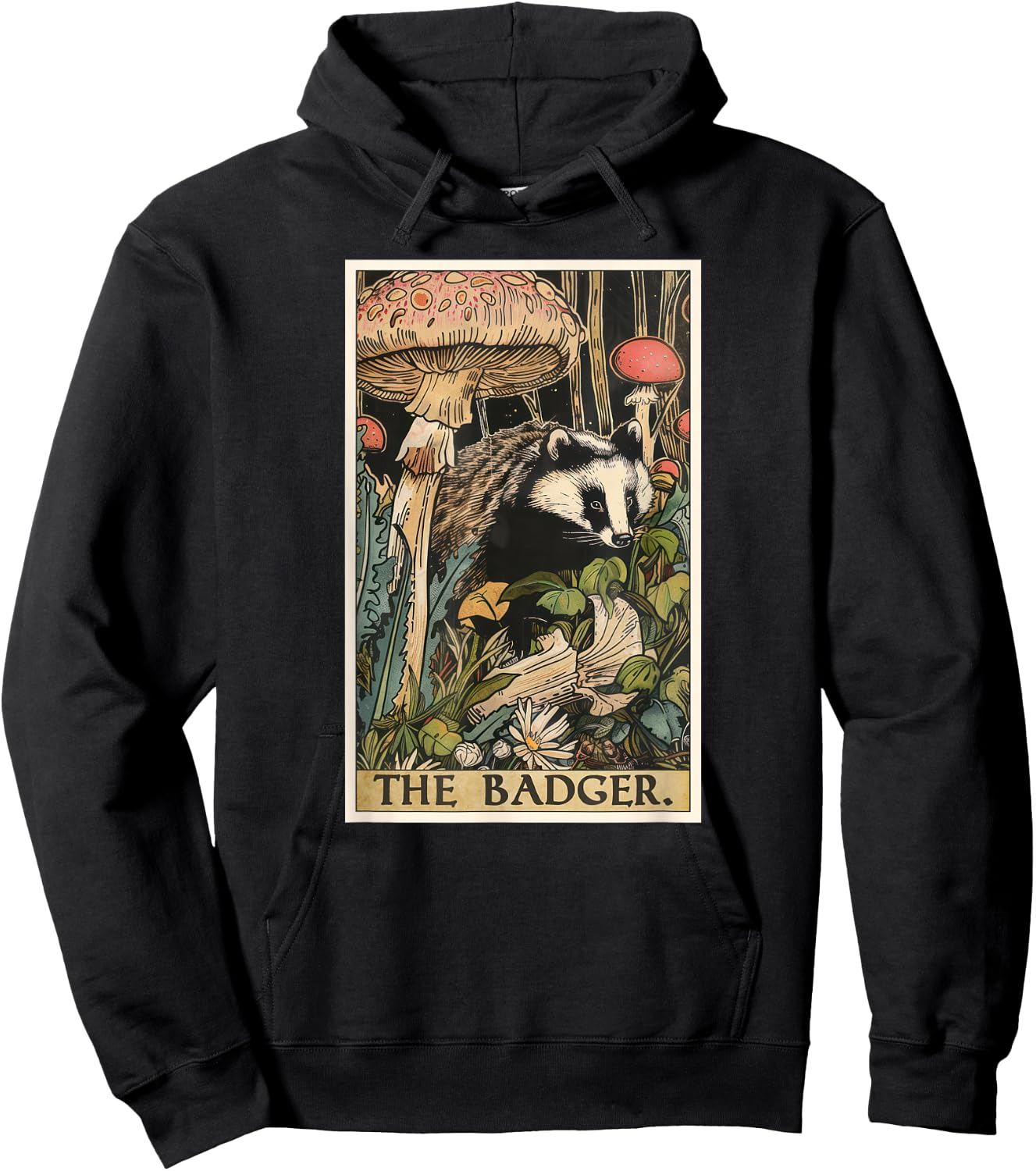 T-Shirt Hoodie - Hoodie | Black