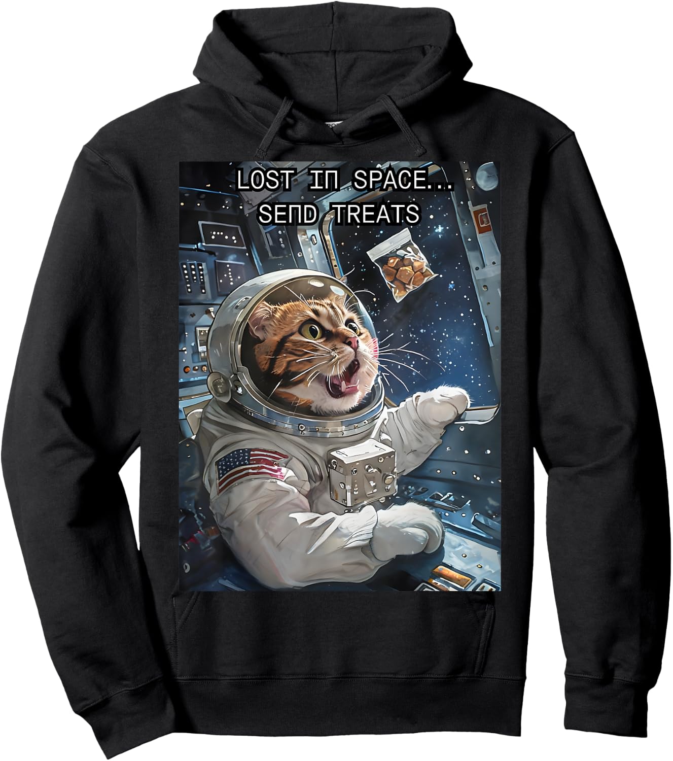 Lost in Space Send Treats Hoodie - Hoodie | Black