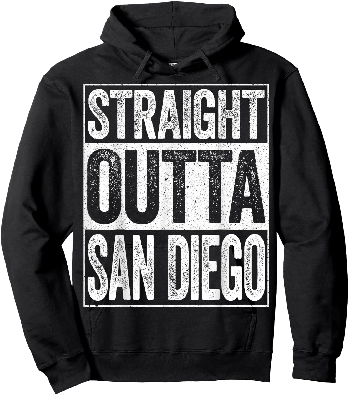 Straight Outta San Diego Shirt Men Women Kids California Hoodie - Hoodie | Black