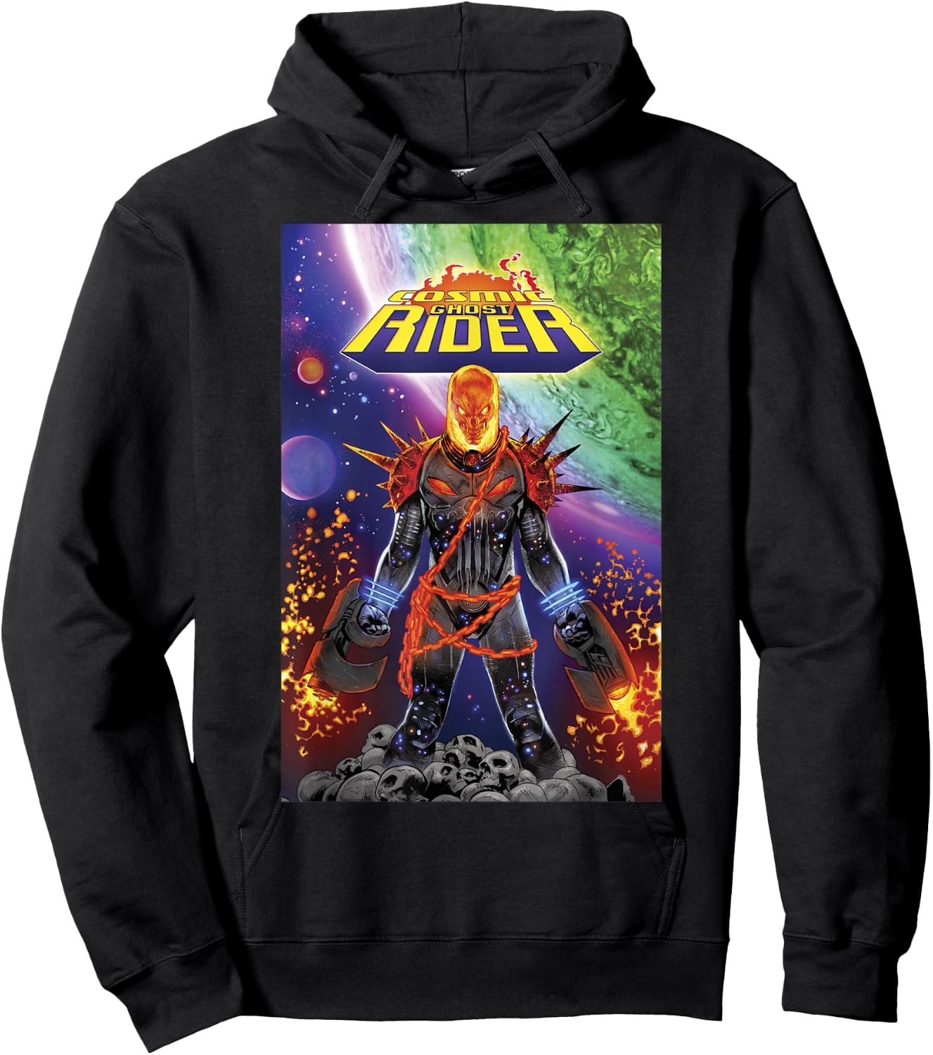Marvel Cosmic Ghost Rider Comic Book Cover V1 Hoodie - Hoodie | Black