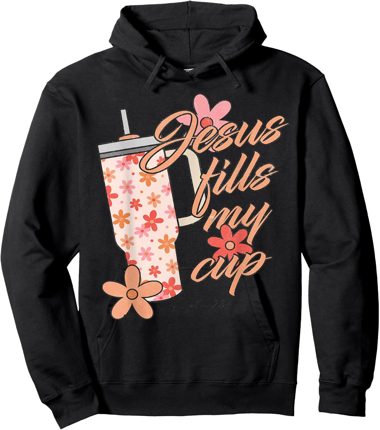 Funny Jesus Fills My Cup Shirt Christ Jesus The Way Hoodie - Hoodie | Black