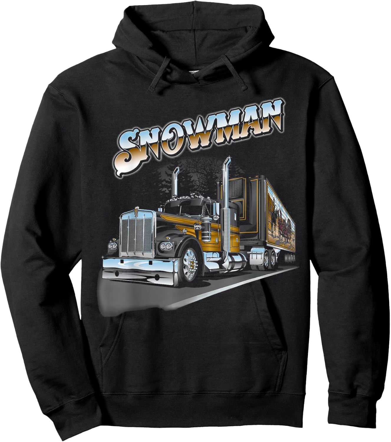 Classic Cars Vintage Trucking Bandit 1977s Outfits American Hoodie - Hoodie | Black
