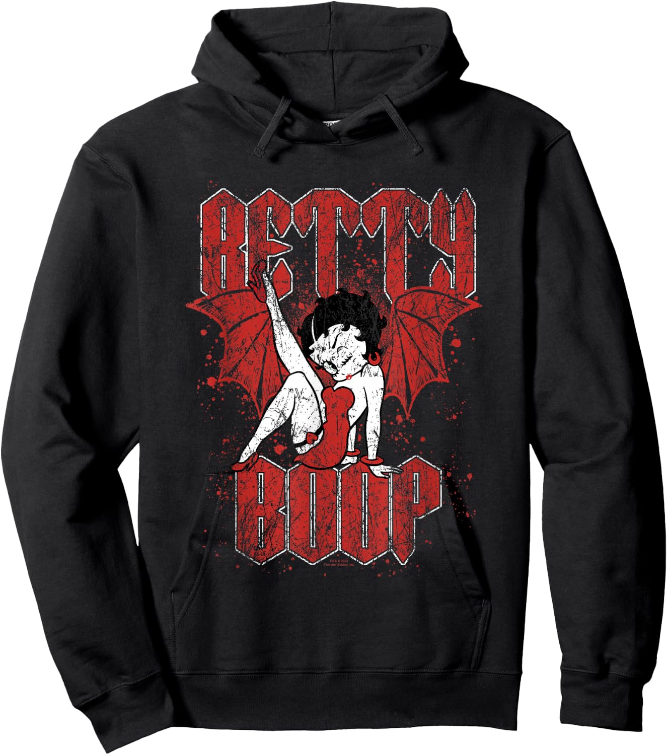 Betty Boop Betty with Wings Hoodie - Hoodie | Black