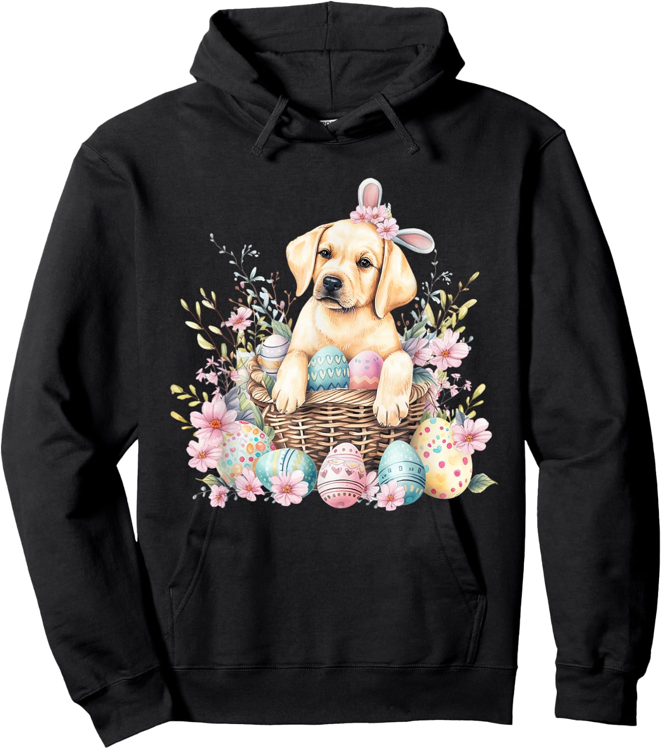 T-Shirt Hoodie - Hoodie | Black