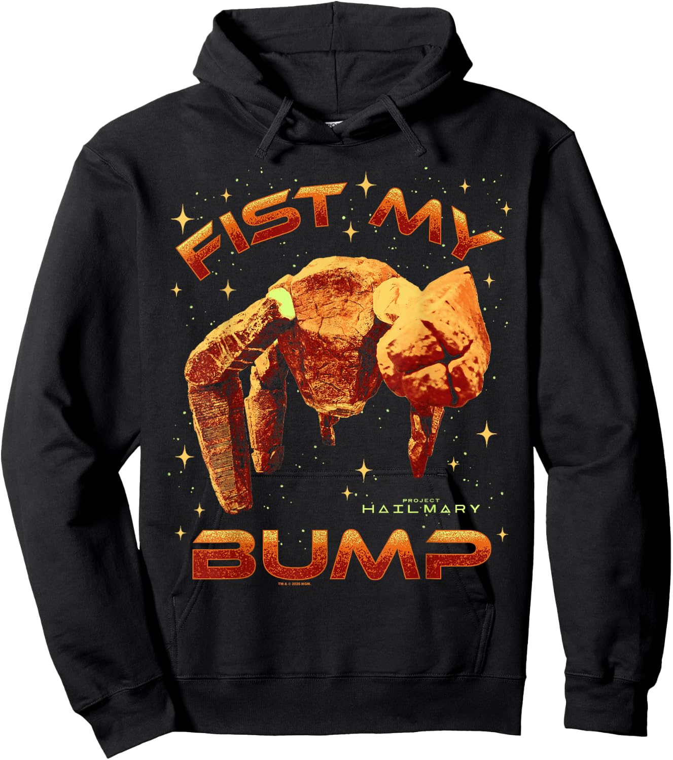 Project Hail Mary Fist My Bump Rocky The Alien Poster Hoodie - Hoodie | Black