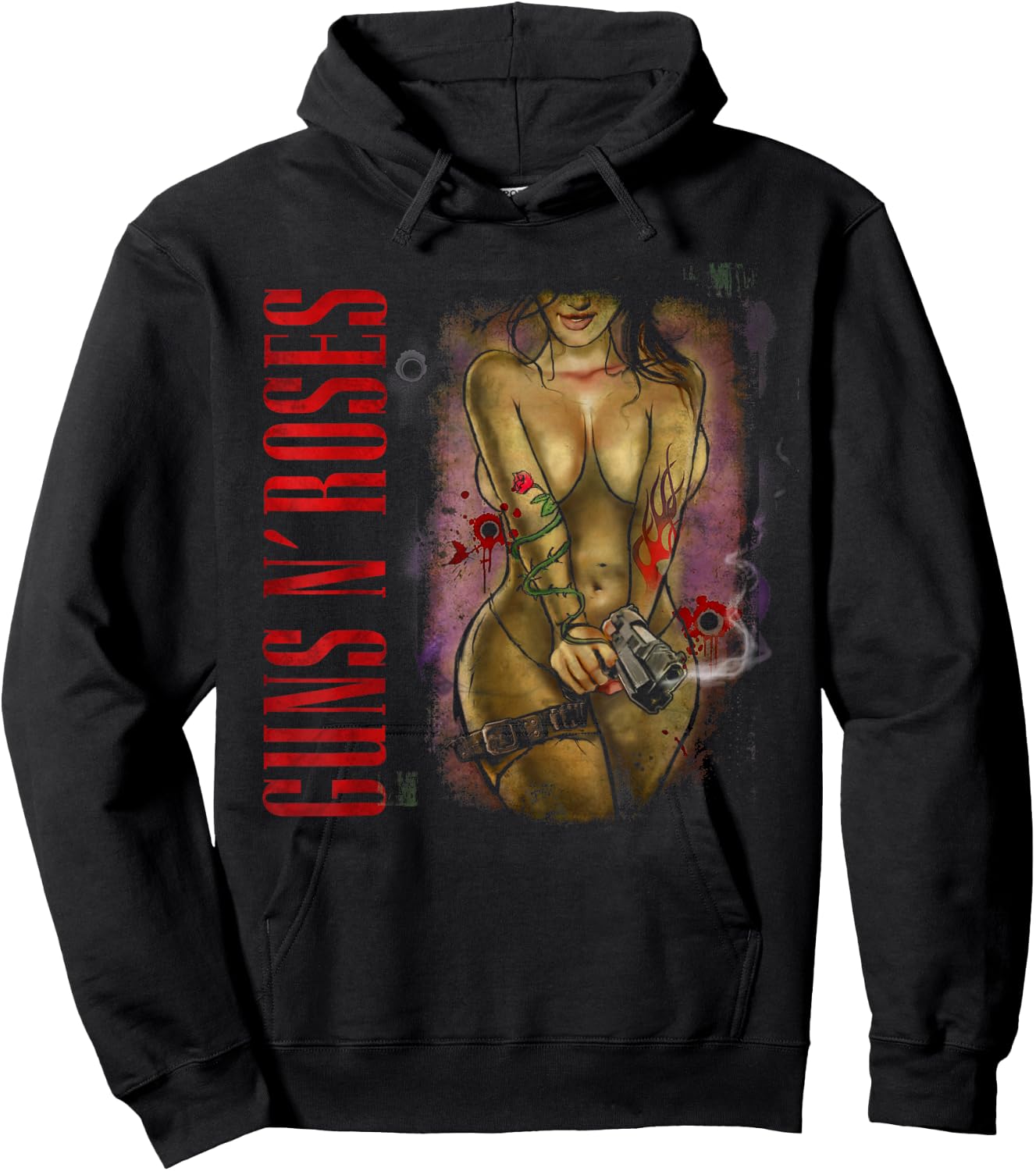 Guns N' Roses Official Gunslinger , black Hoodie - Hoodie | Black
